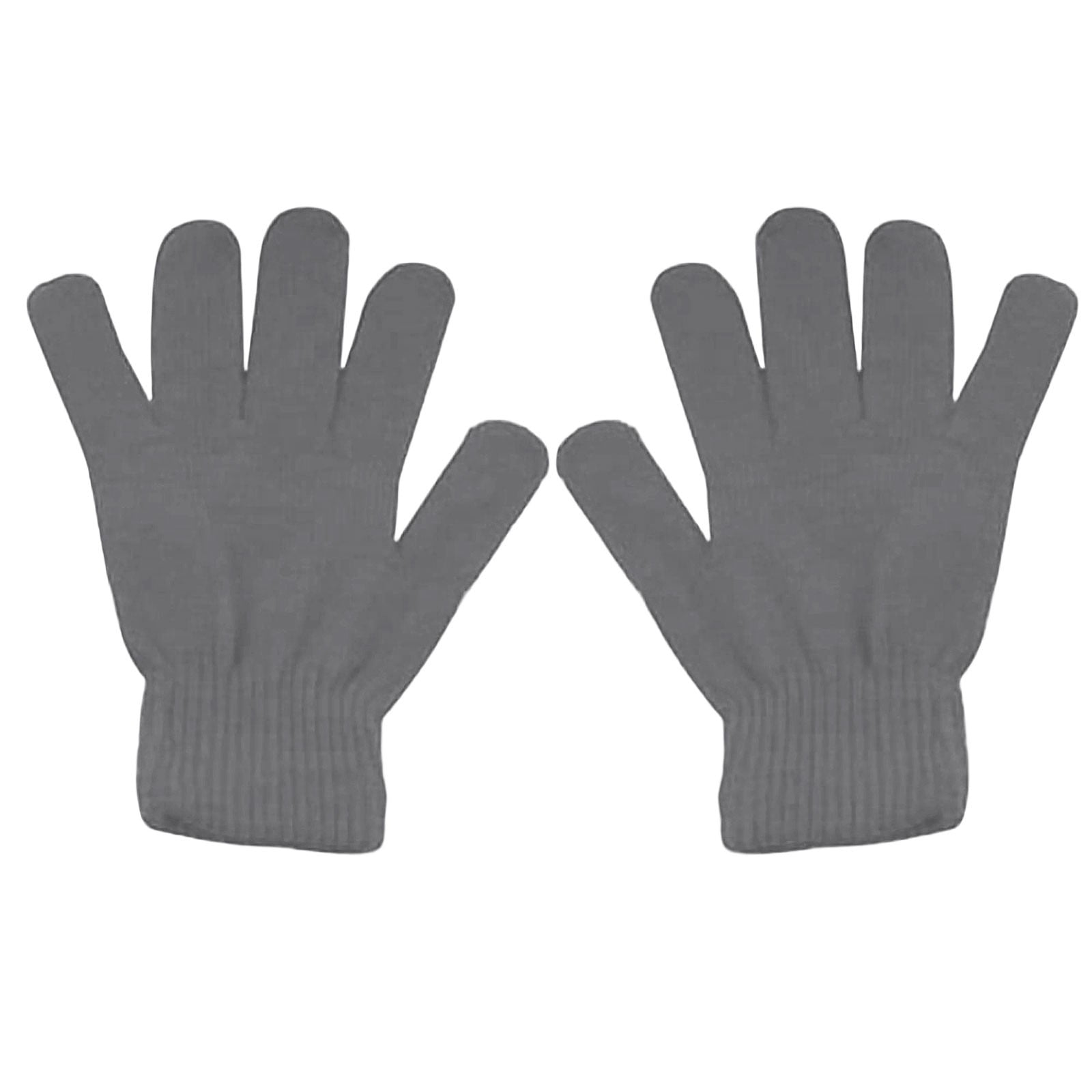 LGCASL Clearance! Winter Gloves Warm Strecty Knit Gloves for Men Women- Dark Gray One Size Light Ashy LGCASL Clearance! Winter Gloves Warm Strecty Knit Gloves for Men Women- Dark Gray One Size Light Ashy