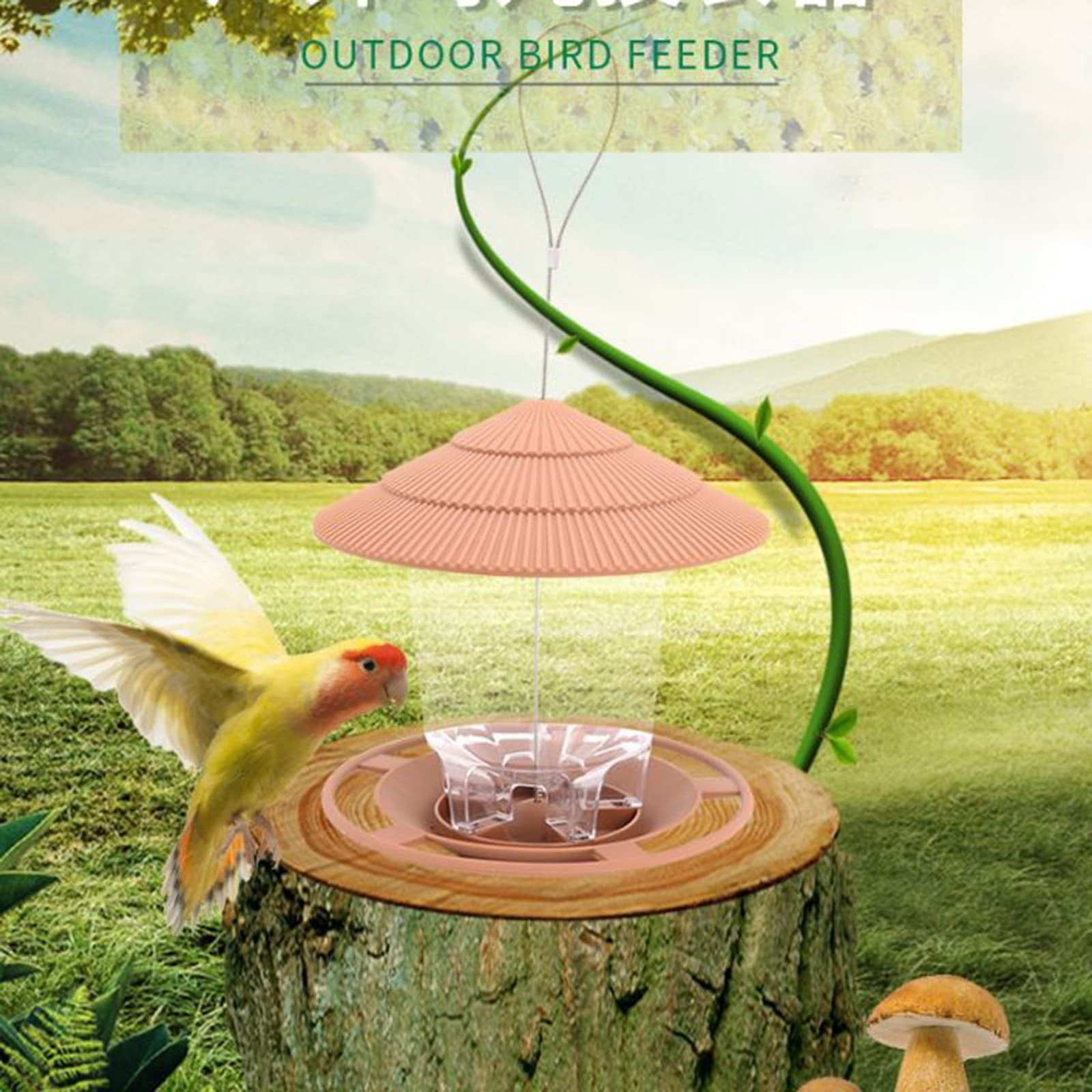 JWDX BigBird Outdoor Hanging Wild Bird Feeder