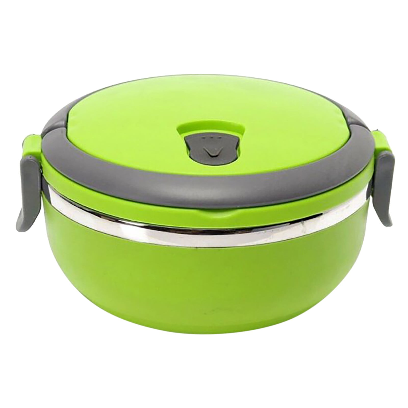 JWDX Storage Containers Clearance! Stainless Steel Round 1 Layer Insulated Food Thermal Containers Lunch Box Case JWDX Storage Containers Clearance! Stainless Steel Round 1 Layer Insulated Food Thermal Containers Lunch Box Case