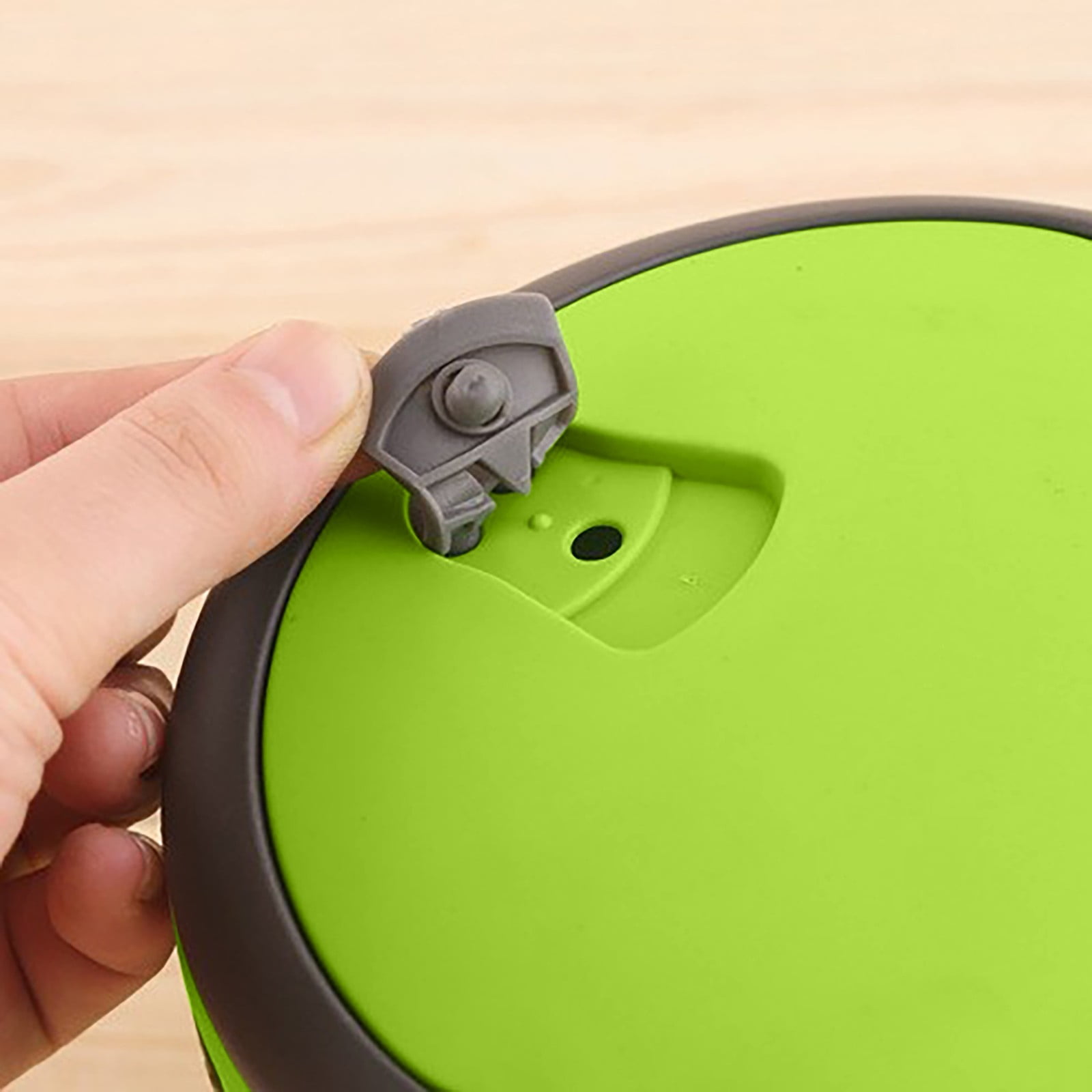 JWDX Storage Containers Clearance! Stainless Steel Round 1 Layer Insulated Food Thermal Containers Lunch Box Case