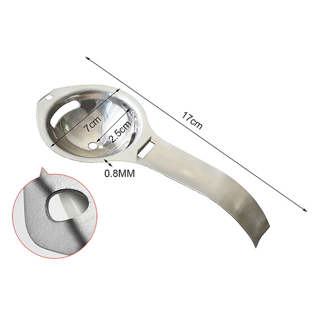 JWDX Bakeware Clearance! Kitchen Silver Egg Yolk Steel Tool Separator White Stainless Gadget Cooking Kitchen,Dining & Bar