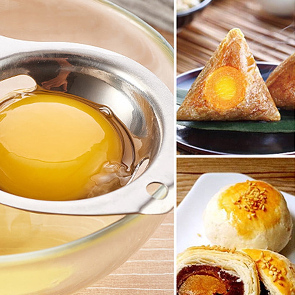 JWDX Bakeware Clearance! Kitchen Silver Egg Yolk Steel Tool Separator White Stainless Gadget Cooking Kitchen,Dining & Bar