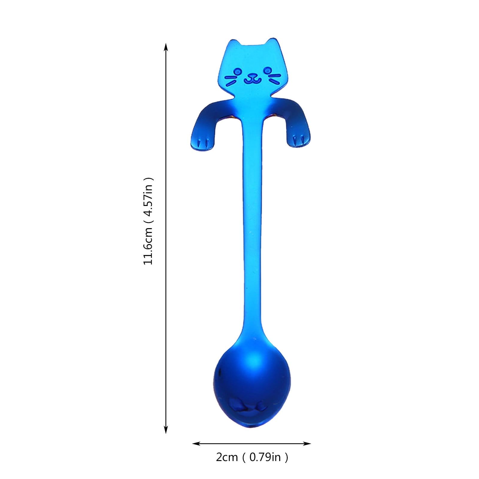 JWDX Tableware Clearance! Cat Spoon Short Handle Spoons Flatware Coffee Drinking Tools Kitchen Gadge