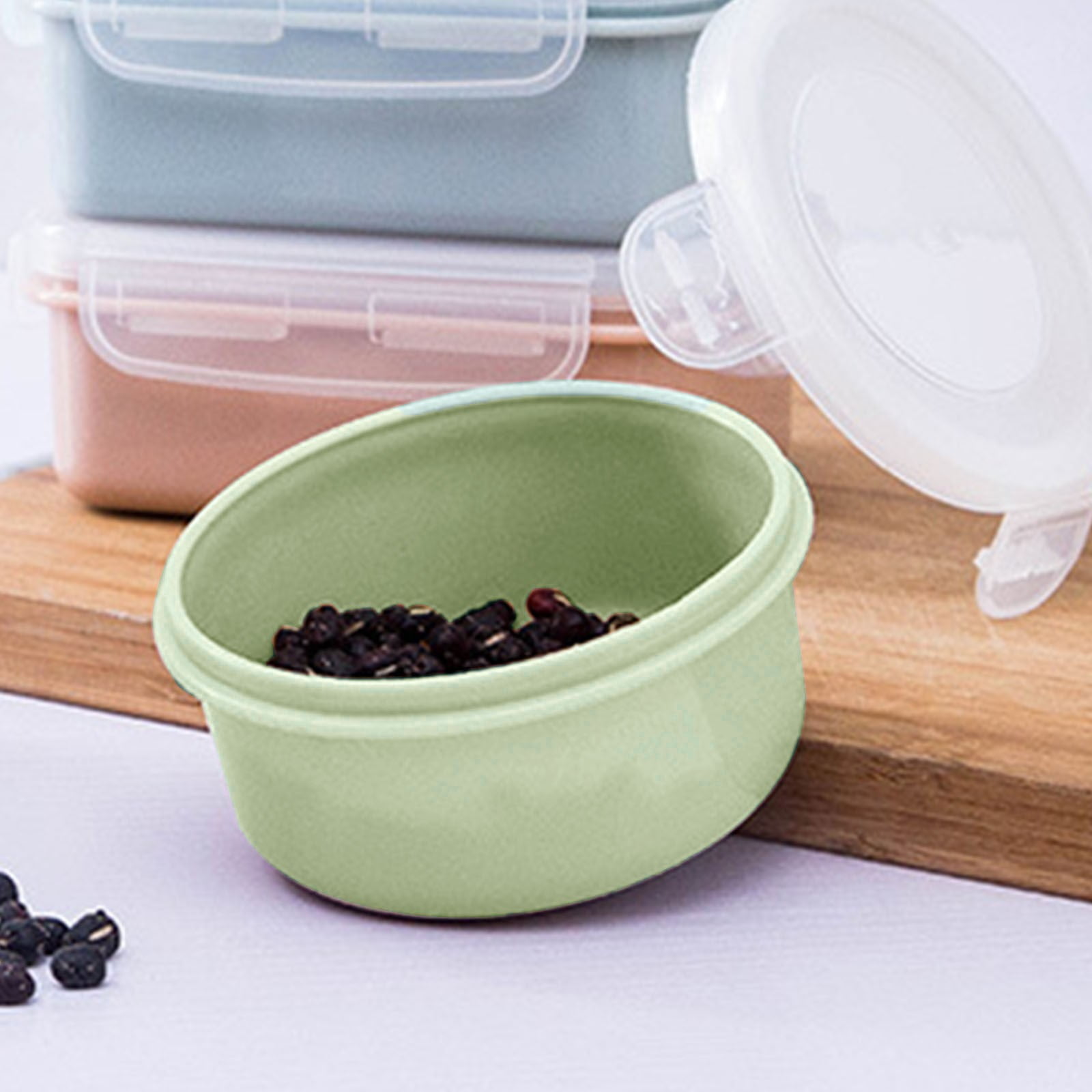 JWDX Storage Containers Clearance! Simple Refrigerator Preservation Box Small Lunch Box Kitchen Lunch Box Plastic Storage Box Sealed Box for Lunch Kitchen Arrangement