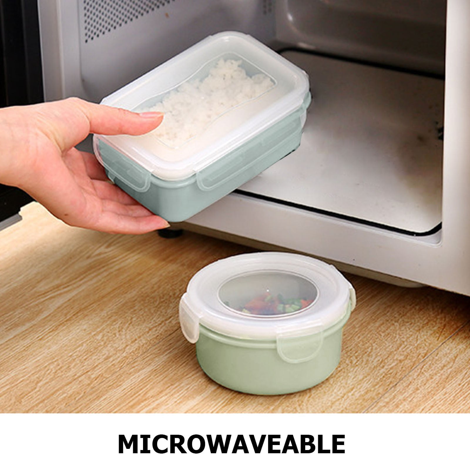 JWDX Storage Containers Clearance! Simple Refrigerator Preservation Box Small Lunch Box Kitchen Lunch Box Plastic Storage Box Sealed Box for Lunch Kitchen Arrangement