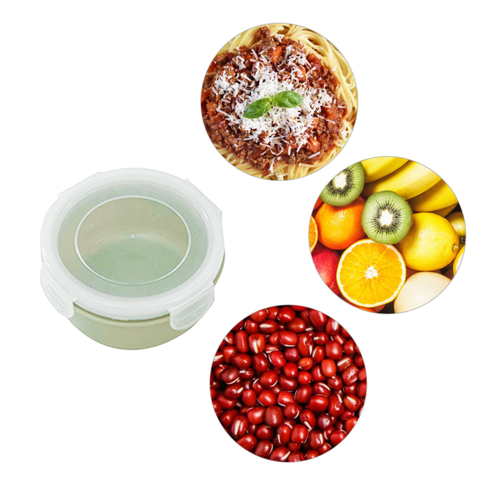 JWDX Storage Containers Clearance! Simple Refrigerator Preservation Box Small Lunch Box Kitchen Lunch Box Plastic Storage Box Sealed Box for Lunch Kitchen Arrangement