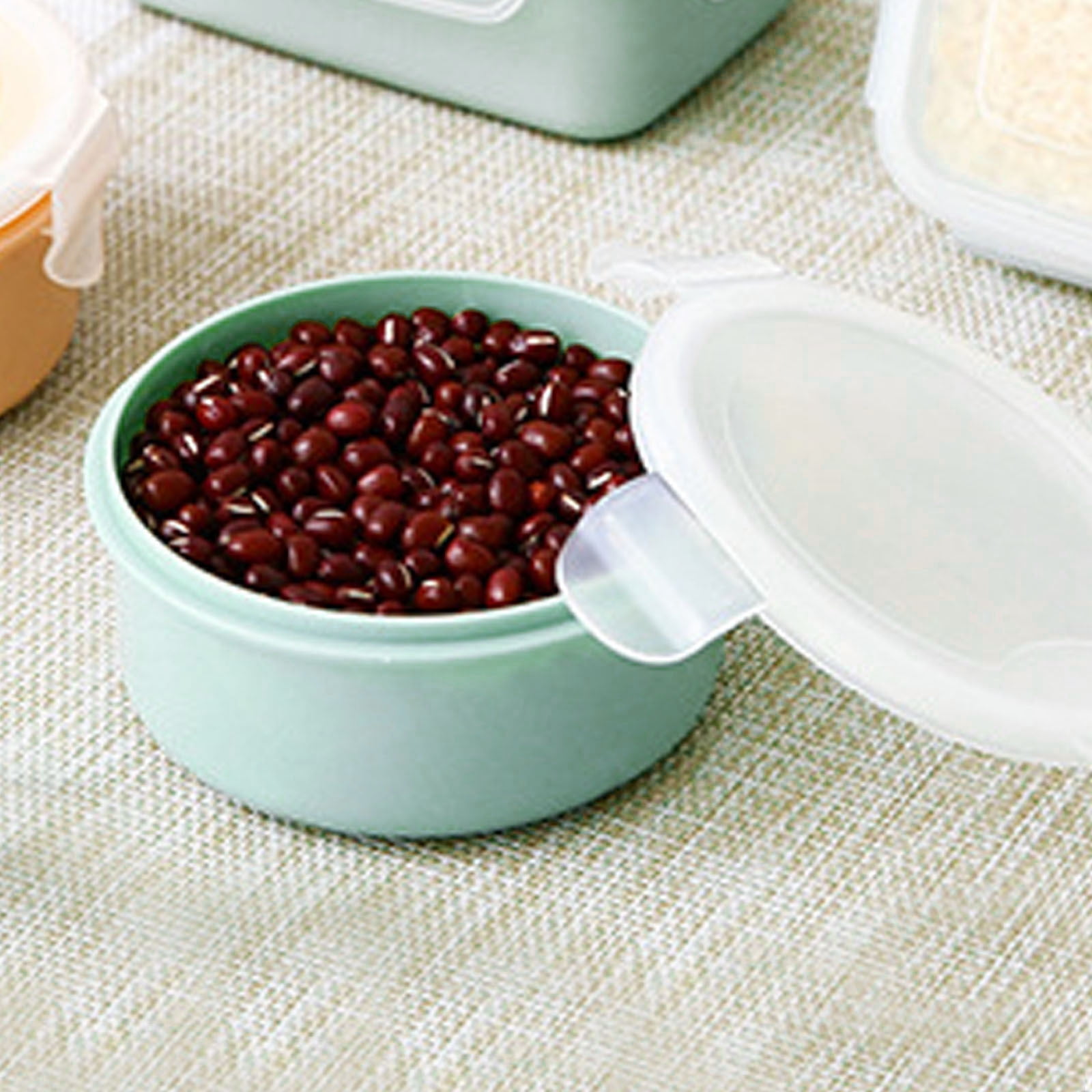 JWDX Storage Containers Clearance! Simple Refrigerator Preservation Box Small Lunch Box Kitchen Lunch Box Plastic Storage Box Sealed Box for Lunch Kitchen Arrangement