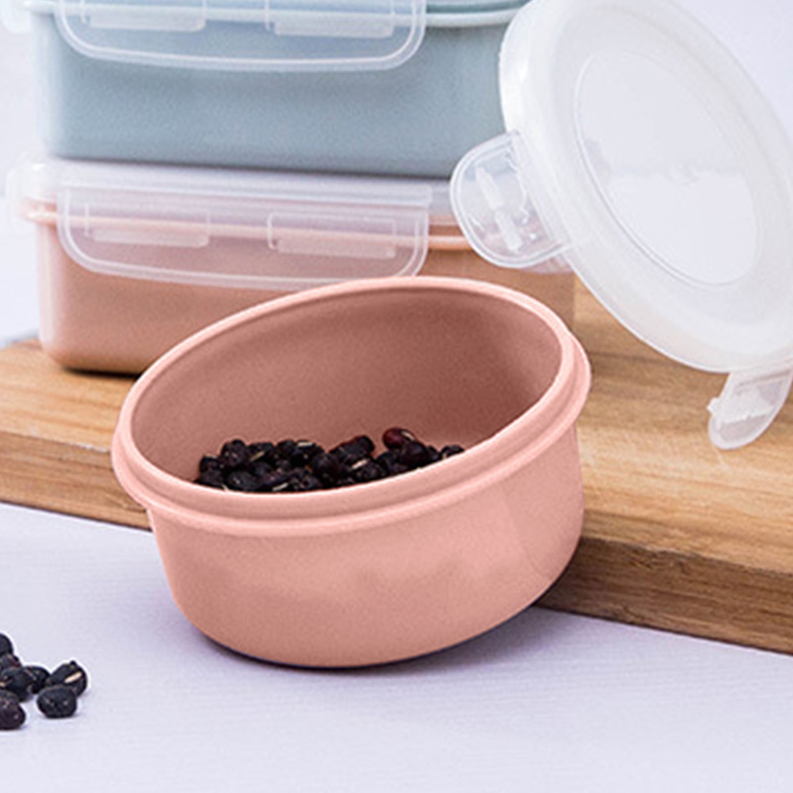 JWDX Storage Containers Clearance! Simple Refrigerator Preservation Box Small Lunch Box Kitchen Lunch Box Plastic Storage Box Sealed Box for Lunch Kitchen Arrangement