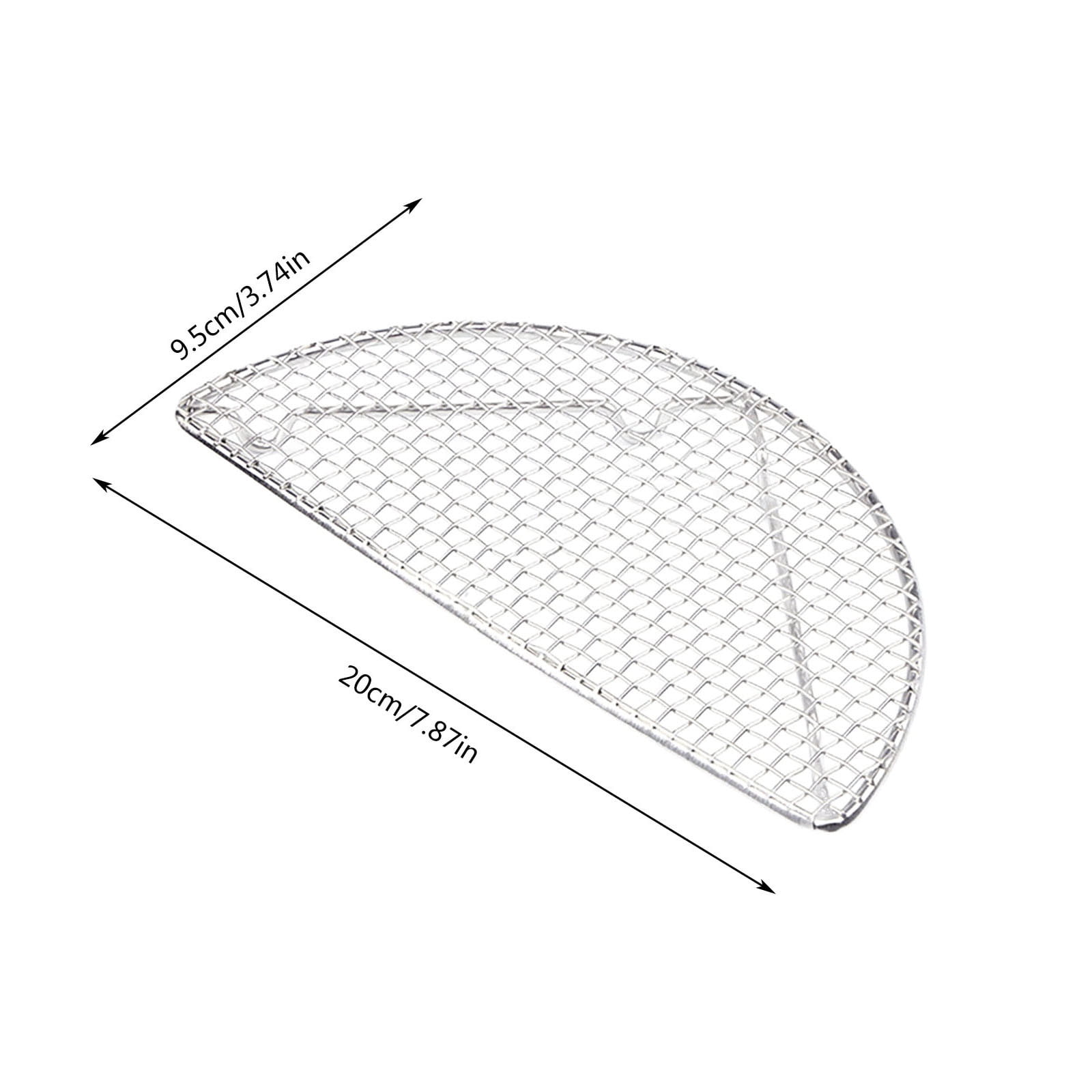 JWDX Barbecue Grill Clearance! Outdoor Home Cooking Stainless Steel Barbecue Rectangular Semicircular Multi Shape Multi Size Storage Barbecue Net