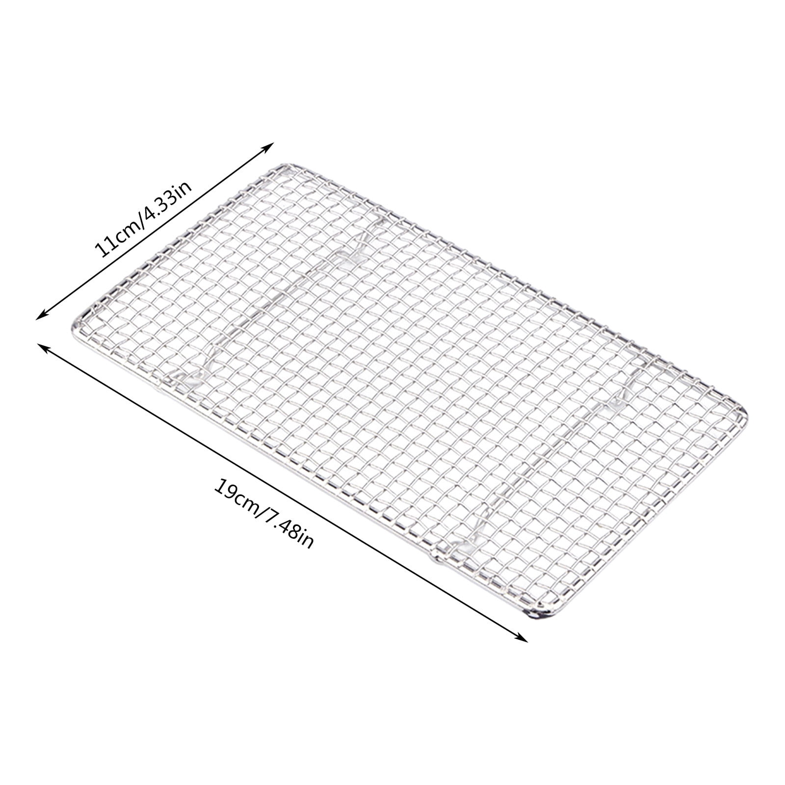 JWDX Barbecue Grill Clearance! Outdoor Home Cooking Stainless Steel Barbecue Rectangular Semicircular Multi Shape Multi Size Storage Barbecue Net