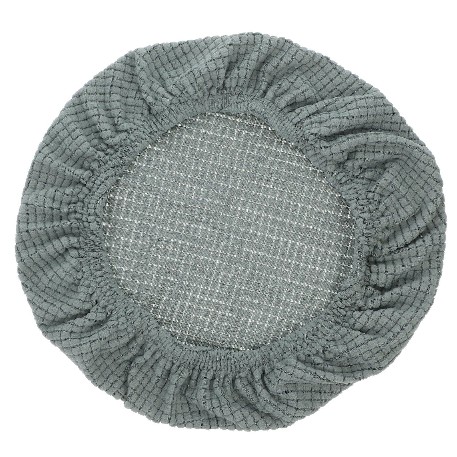 Ortofally Bar Stool Covers Stretchy Round Chair Covers Slipcover Washable Stool Cushion Elastic Bar Chair Covers Grey 1.60X1.50X1.50CM Green