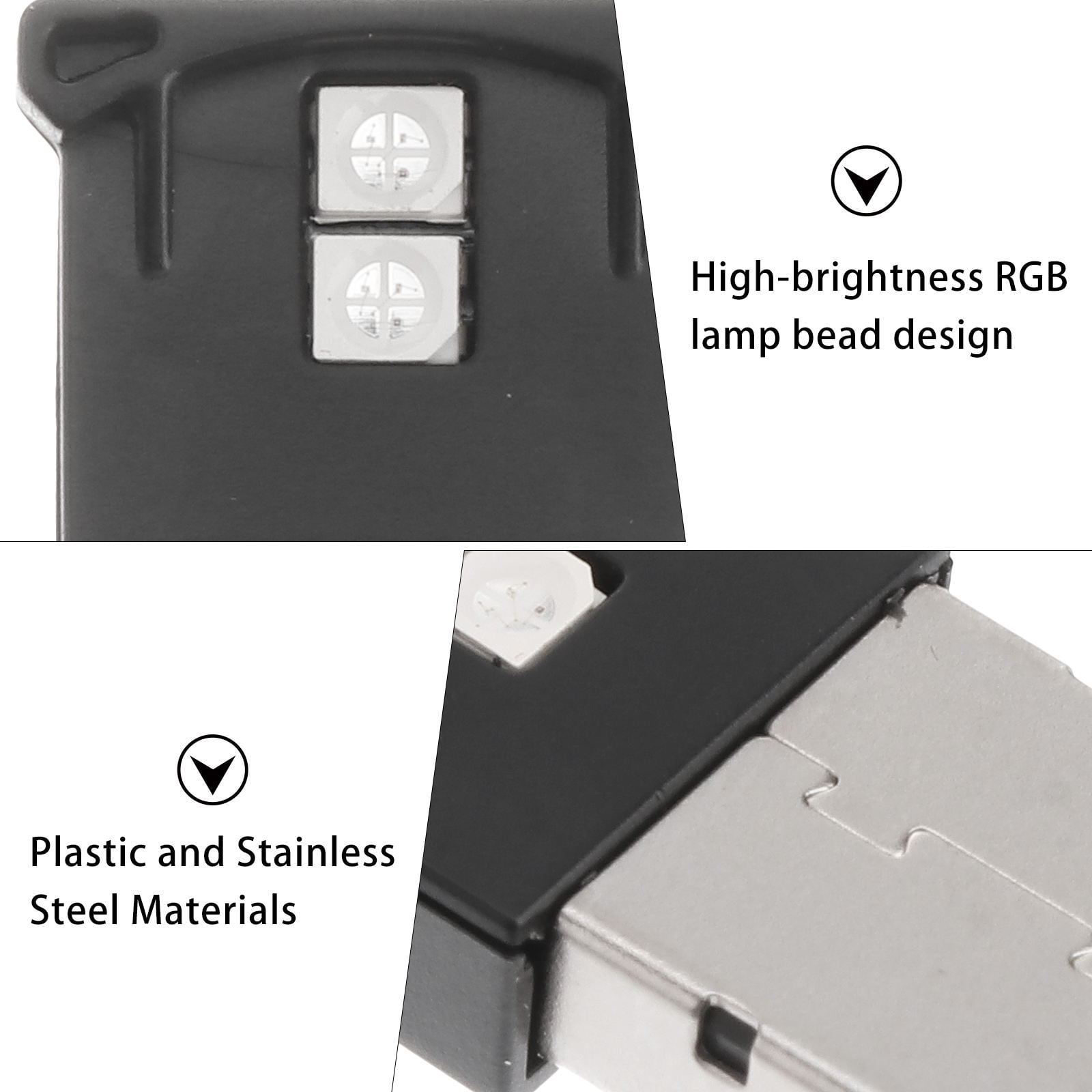 Masteelf 2Pcs Usb Atmosphere Light for Indoor Use and Ambient Lighting