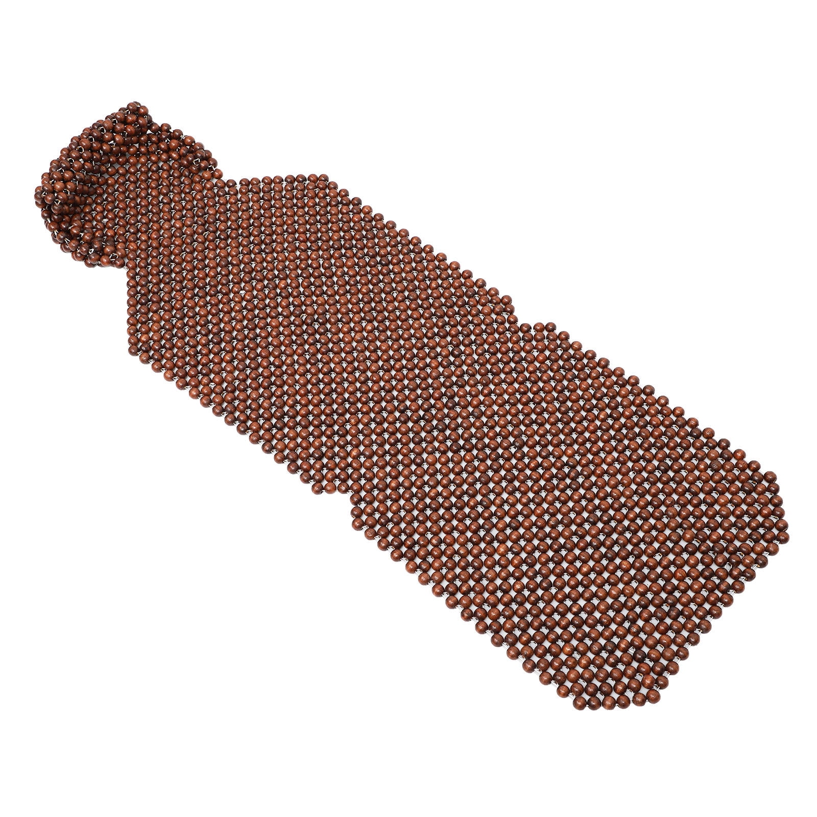 SWETRACE Car Seat Pads Wooden Beads Seat Cushion Breathable Coffee 1 Pc 53.45 x 17.68 x 0.79 inch