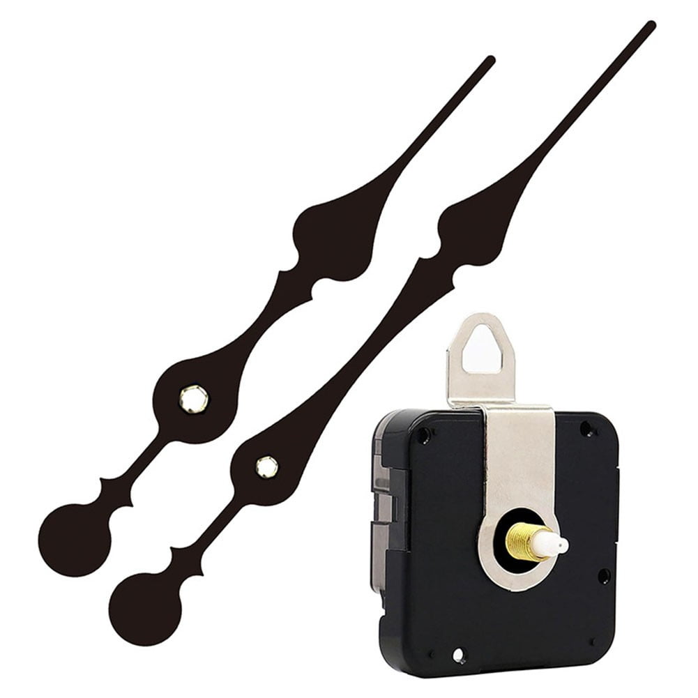 Quality Silent Quartz Diy Mechanism Movement Kit Large Long Hands Clock Movement High Torque Wall Clock Accessories Black E Smile Home A