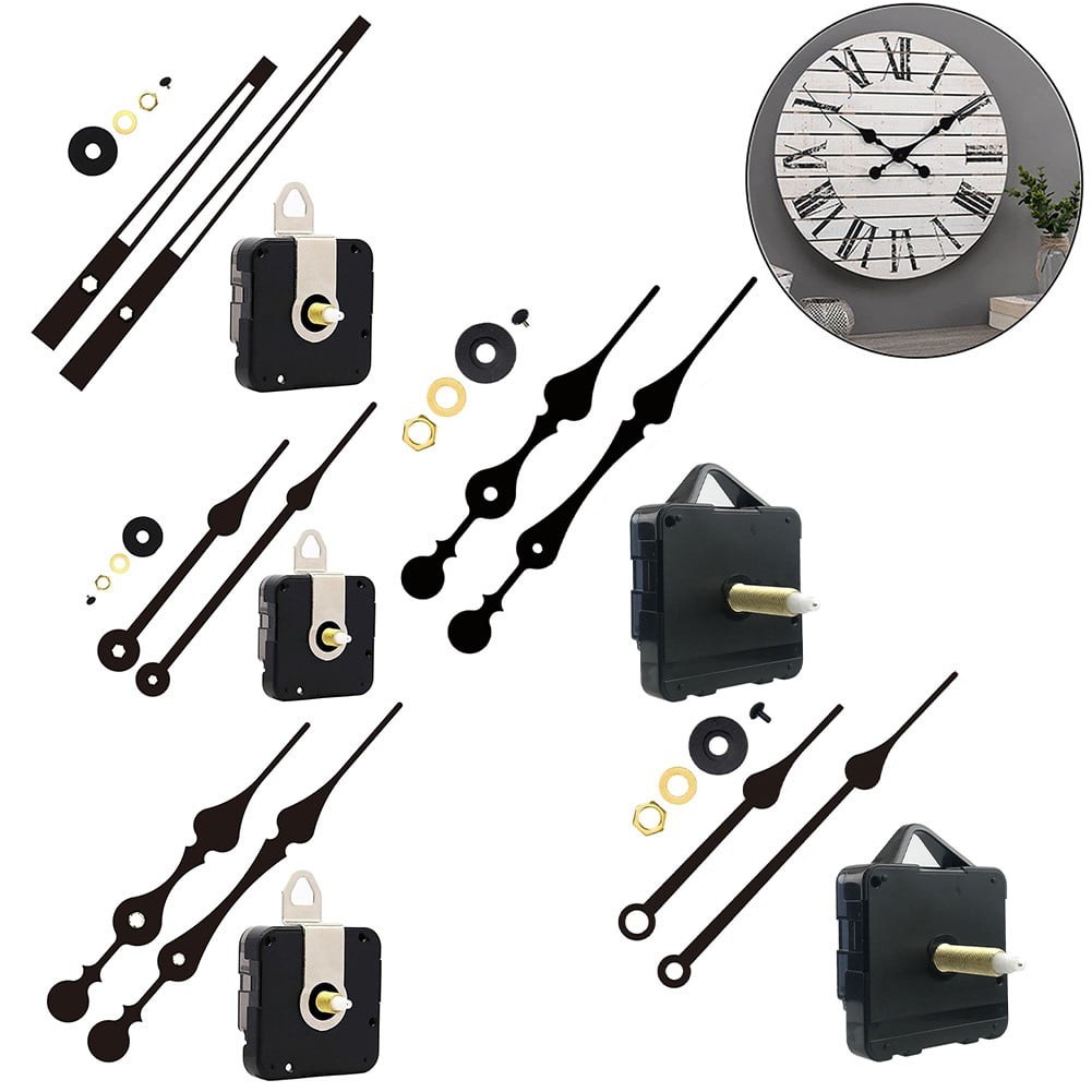Quality Silent Quartz Diy Mechanism Movement Kit Large Long Hands Clock Movement High Torque Wall Clock Accessories Black E Smile Home E Quality Silent Quartz Diy Mechanism Movement Kit Large Long Hands Clock Movement High Torque Wall Clock Accessories Black E Smile Home E