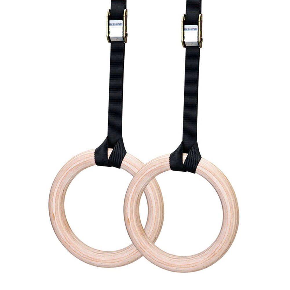 Wooden Gymnastics Rings Perfect For Strength And Conditioning Training 25Mm 19cm Wooden Gymnastics Rings Perfect For Strength And Conditioning Training 25Mm 19cm