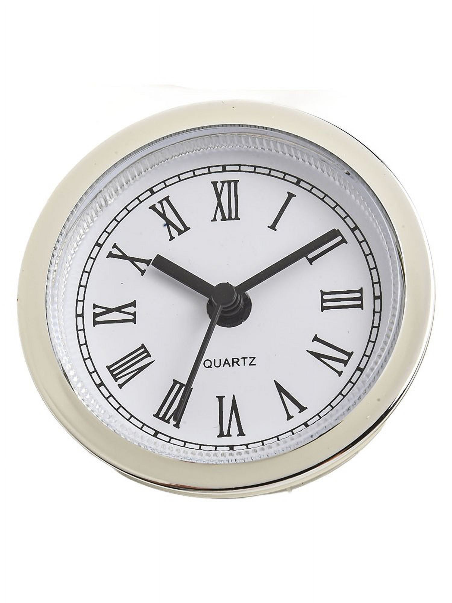 60MM Quartz Clock Inserts Movement Replacement DIY Gold Arabic Numbers Quartz Clock Inserts Repair Tools Smile Home