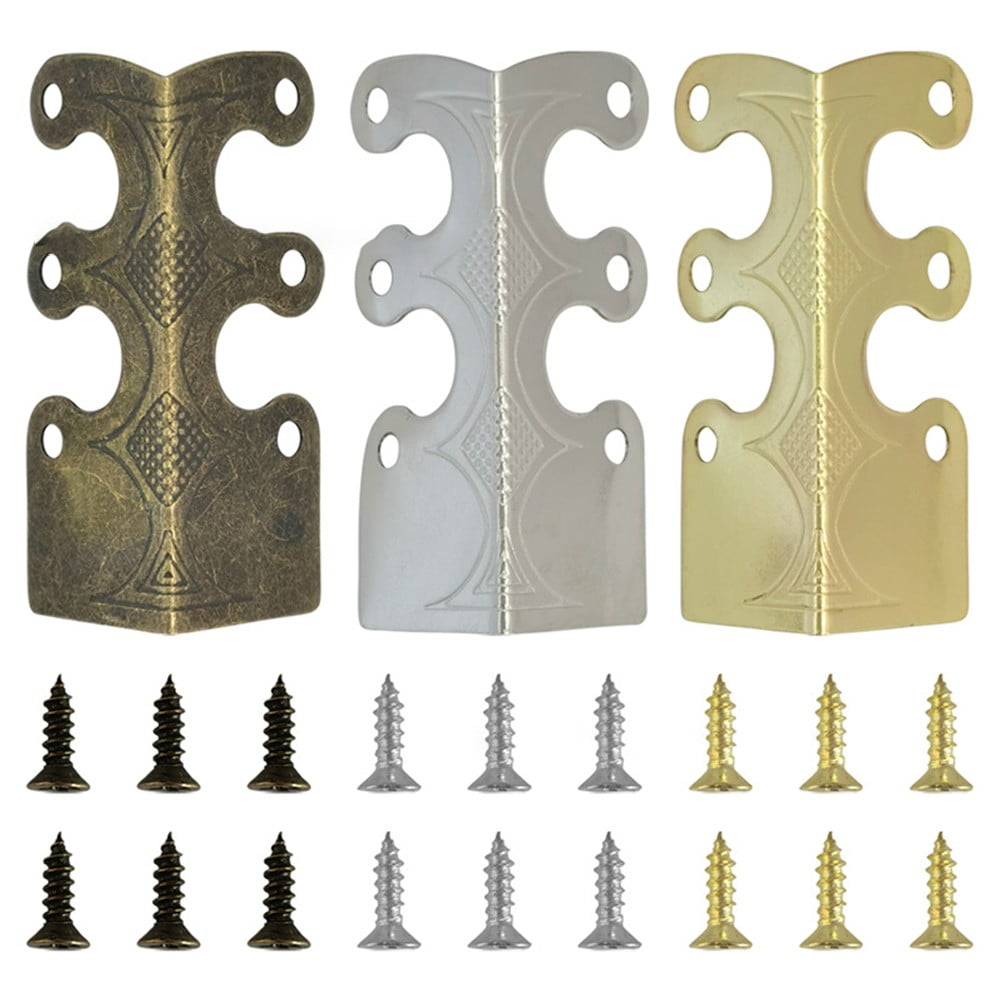 Corner Protectors Vintage Metal Corner Protectors 6 Pcs For Stylish Baseboard Black 12Pcs Smile Home Bronze 12Pcs Corner Protectors Vintage Metal Corner Protectors 6 Pcs For Stylish Baseboard Black 12Pcs Smile Home Bronze 12Pcs