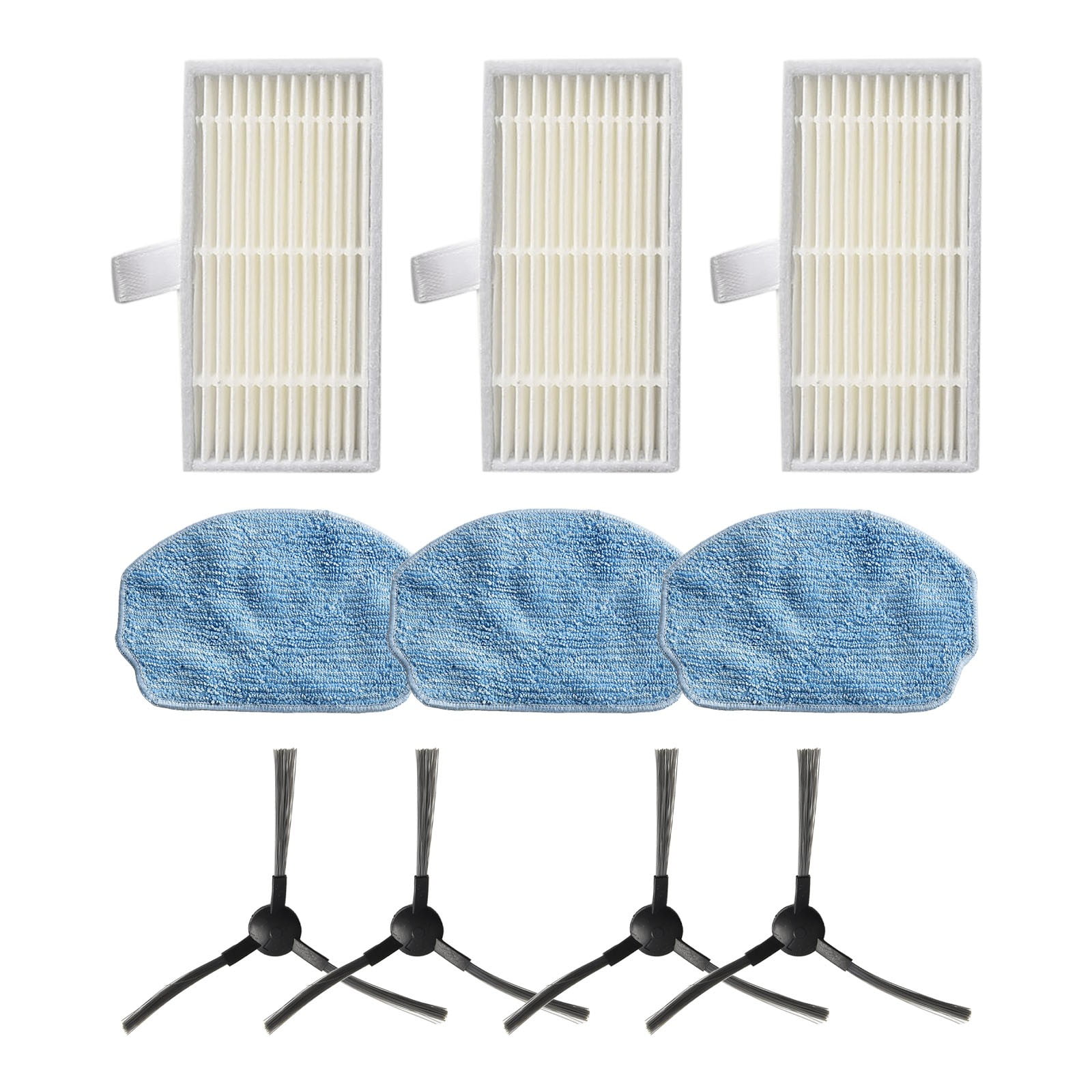 For Nedis WIFIVCB01 Vacuum Cleaner Parts Side Brush Filter Mop Cloth Side Bag Accessories Aspiradoras Para El Hogar Robot