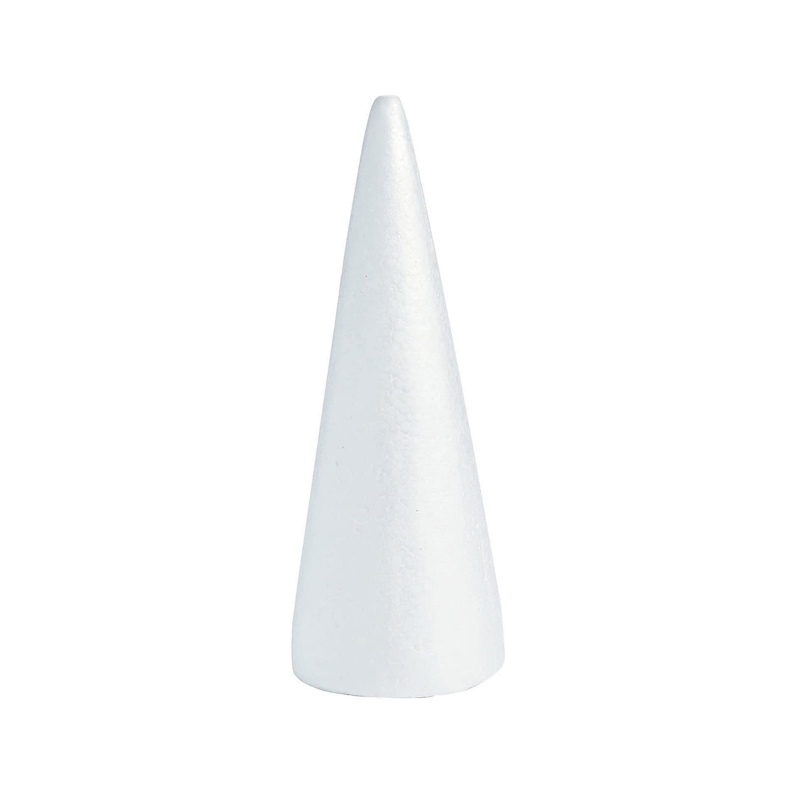 Lierteer Styrofoam Foam Cones Polystyrene for Crafts DIY Painting Triangle Tree 30cmX11.5cm