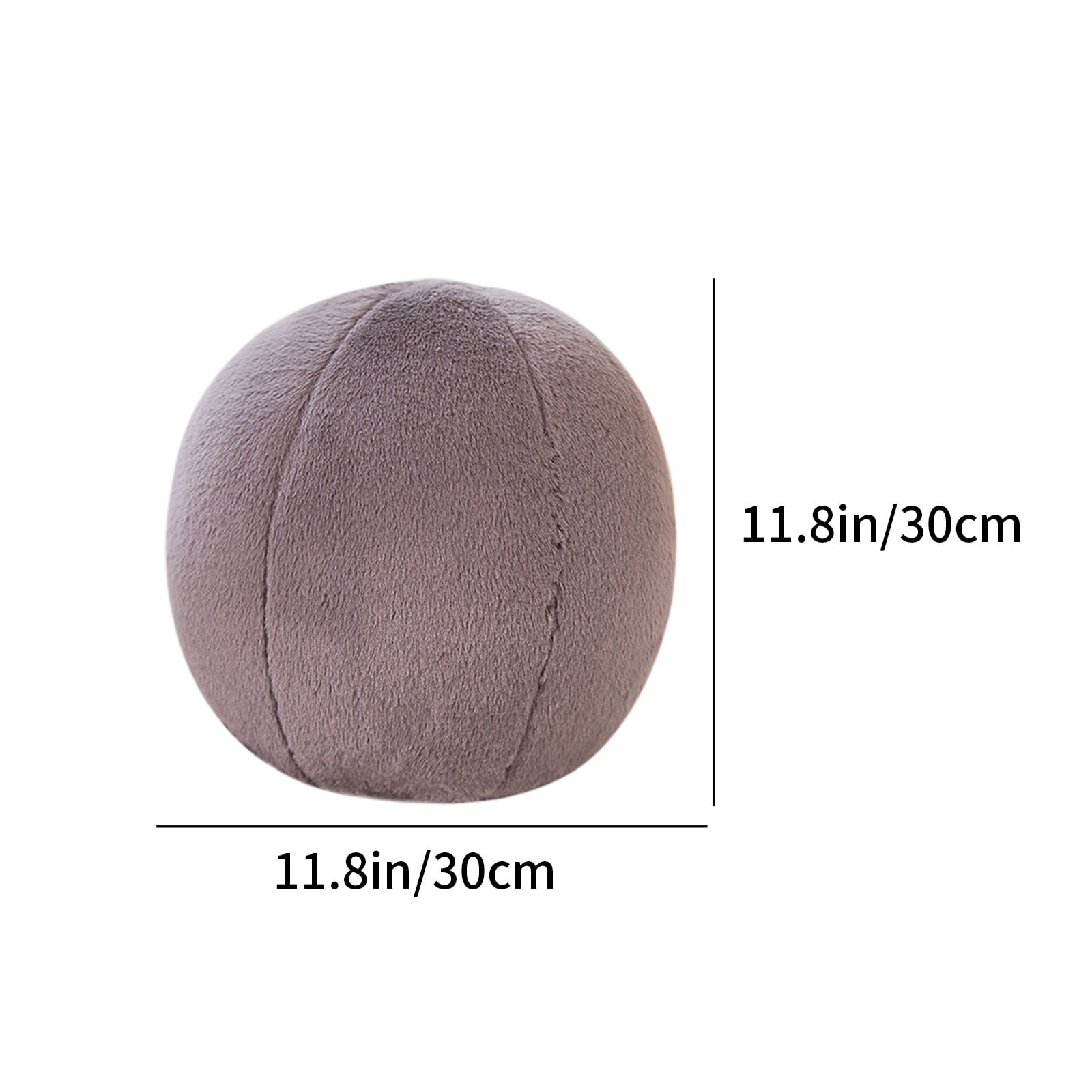 11.8 inch Ball Pillow Nordic Round Throw Pillows Boucle Ball Pillow Sphere Shaped Pillow Round Decorative Pillow for Couch