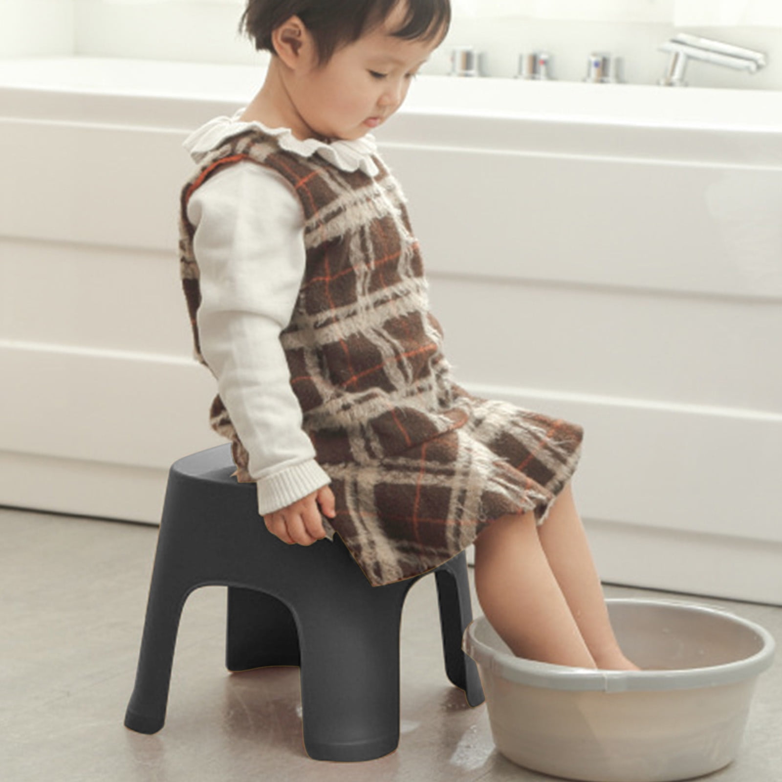 Step Stool for Kids Stool for Bathroom Toddler Stool Bathroom Step Stool Step Stool for Toddlers Anti Non-Slip Toilet Seat Child