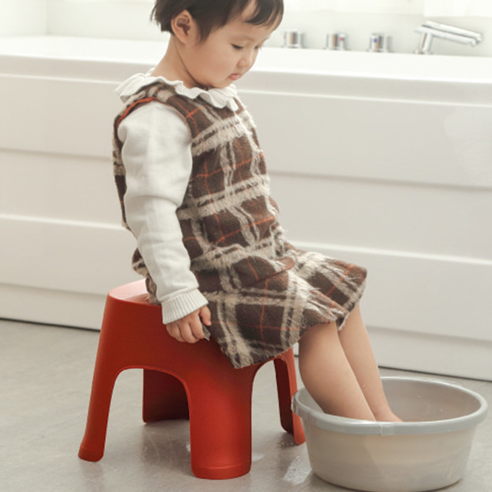 Step Stool for Kids Stool for Bathroom Toddler Stool Bathroom Step Stool Step Stool for Toddlers Anti Non-Slip Toilet Seat Child