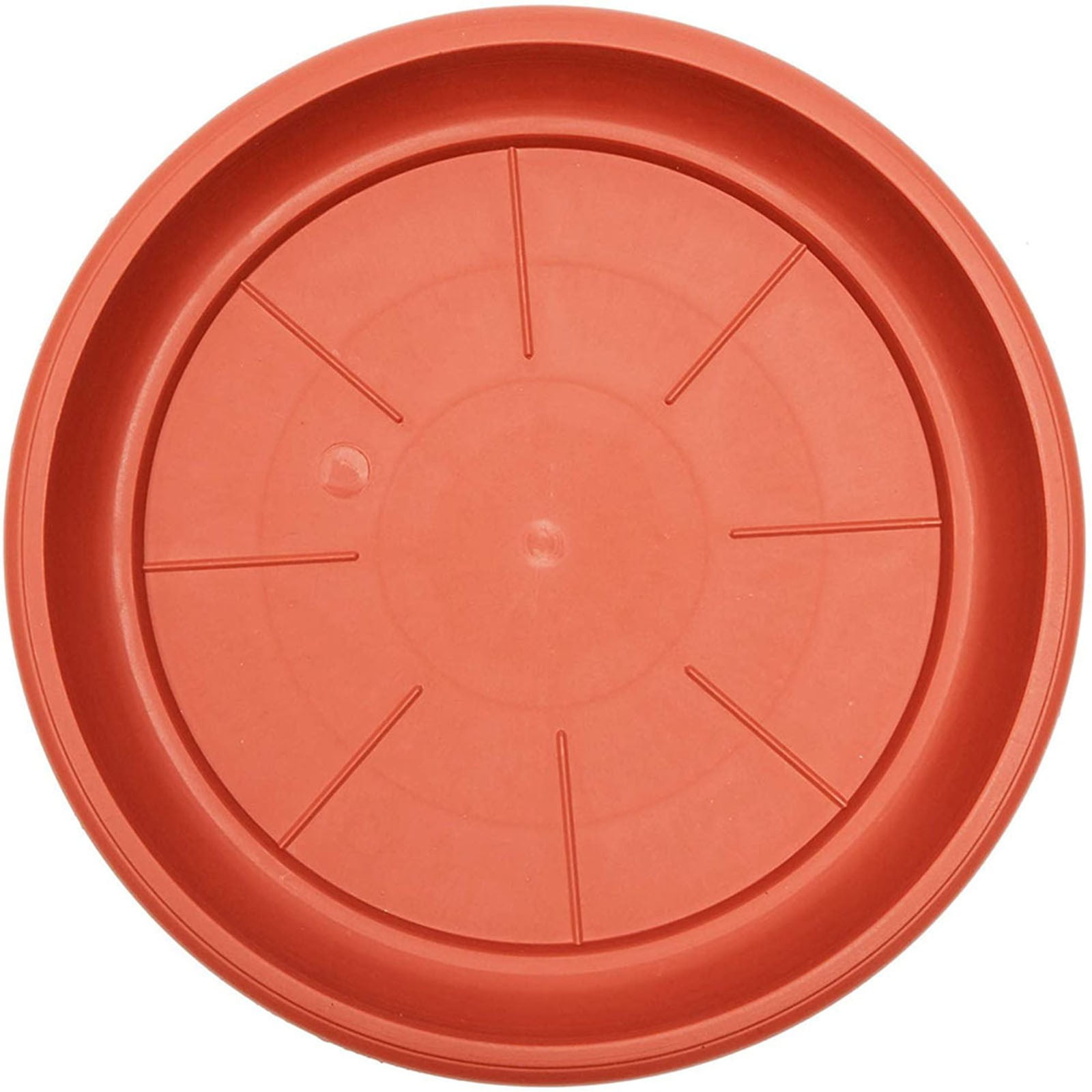Heavy Duty Plastic Plant Saucer - 8 Inch Round Flower Pot Drip Tray, Durable Flowerpot Base for Indoor/Outdoor Use, Water Catcher for Potted Plants, Easy to Clean, Black B