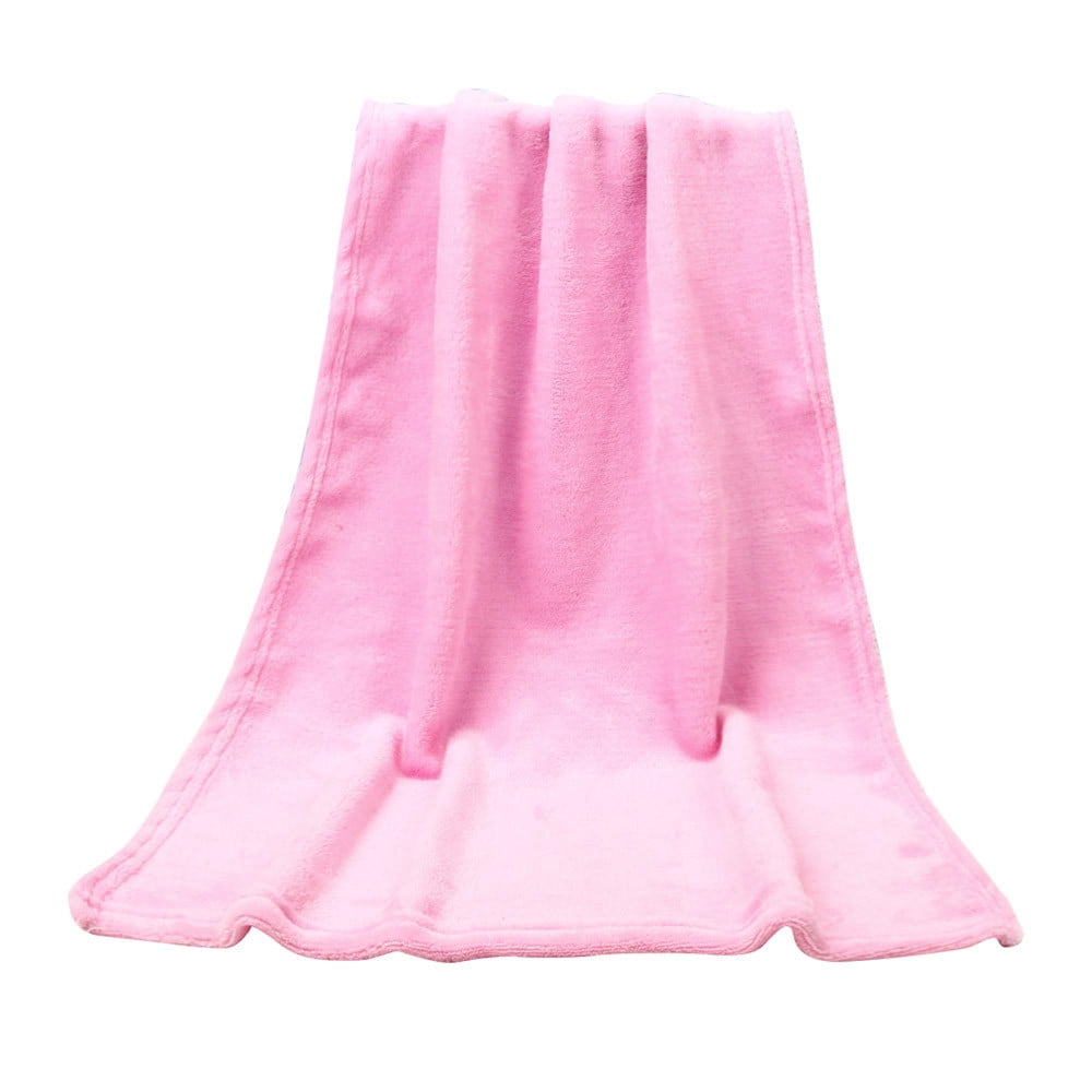 50X70CM Fashion Solid Flannel Blanket - Soft Warm Coral Plaid Throw for Kids 50X70CM Fashion Solid Flannel Blanket - Soft Warm Coral Plaid Throw for Kids