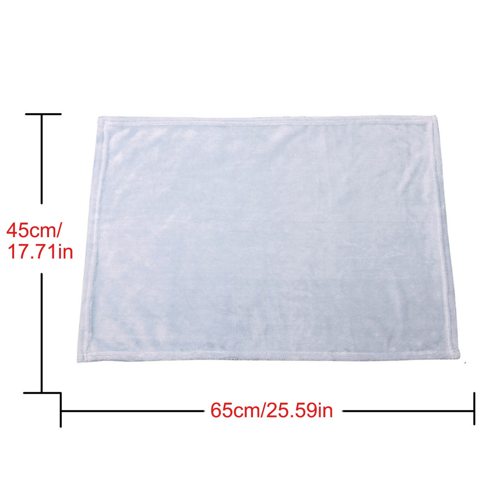 50X70CM Fashion Solid Flannel Blanket - Soft Warm Coral Plaid Throw for Kids
