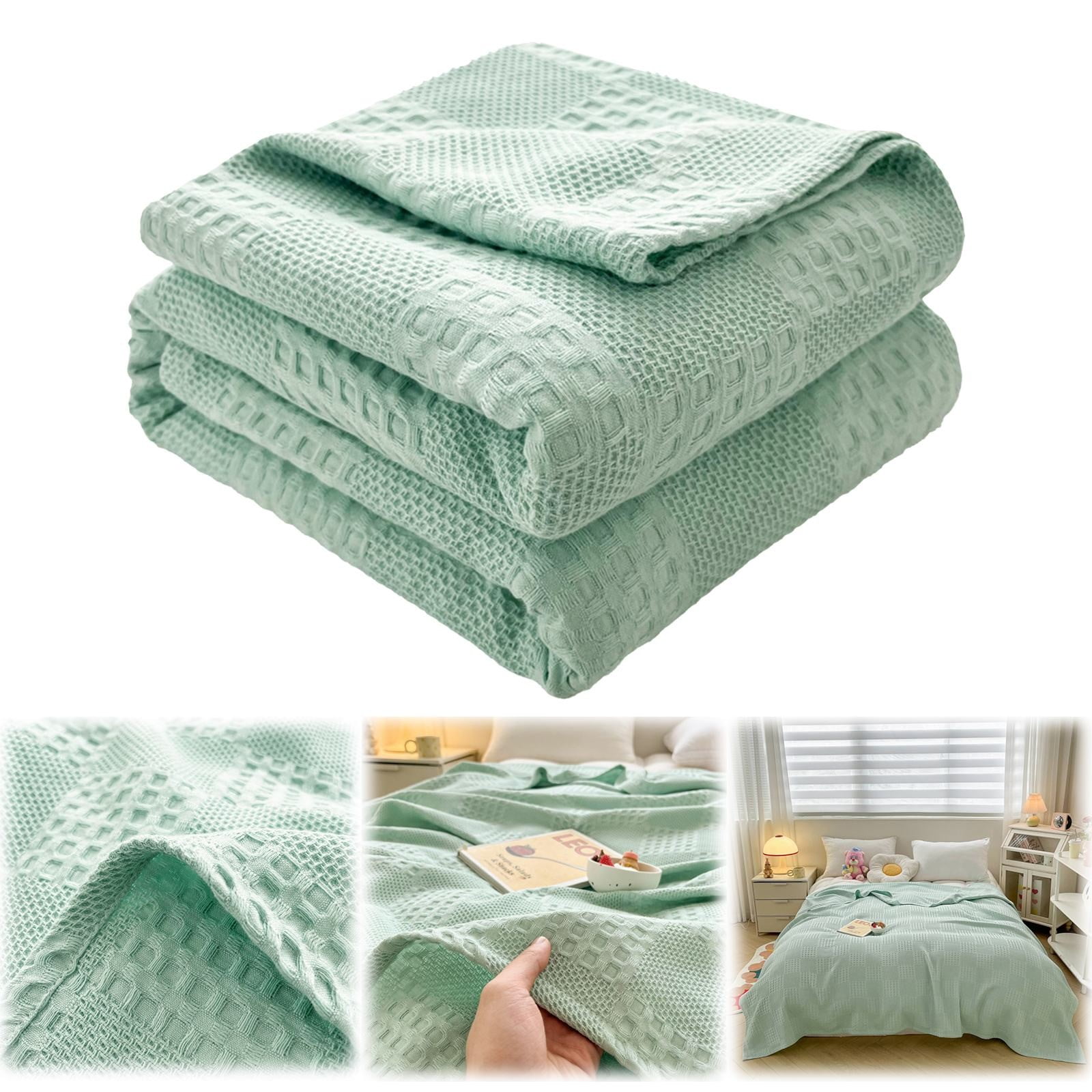 Soft Warm Blanket - Pure Cotton Lightweight Bedding
