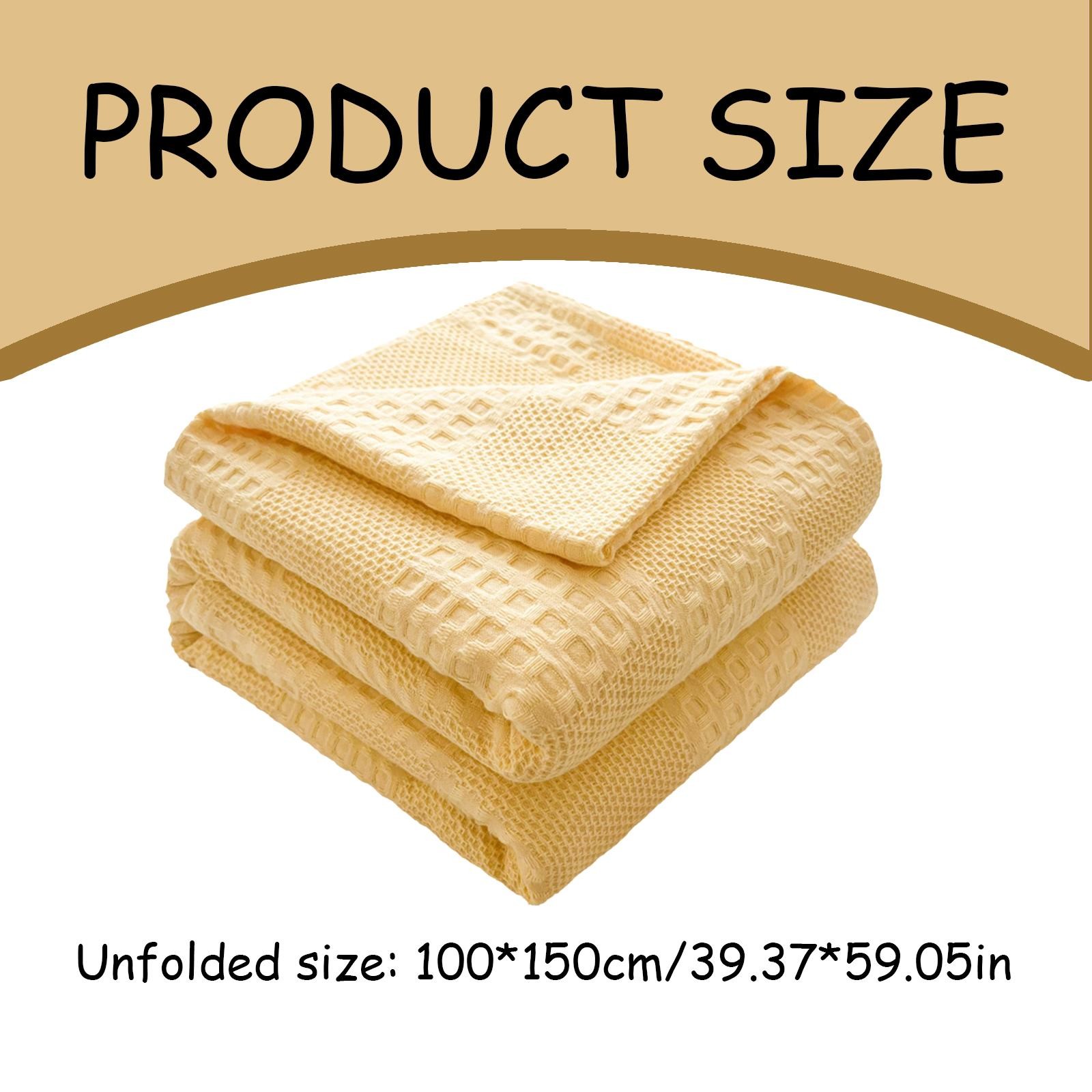 Soft Warm Blanket - Pure Cotton Lightweight Bedding 