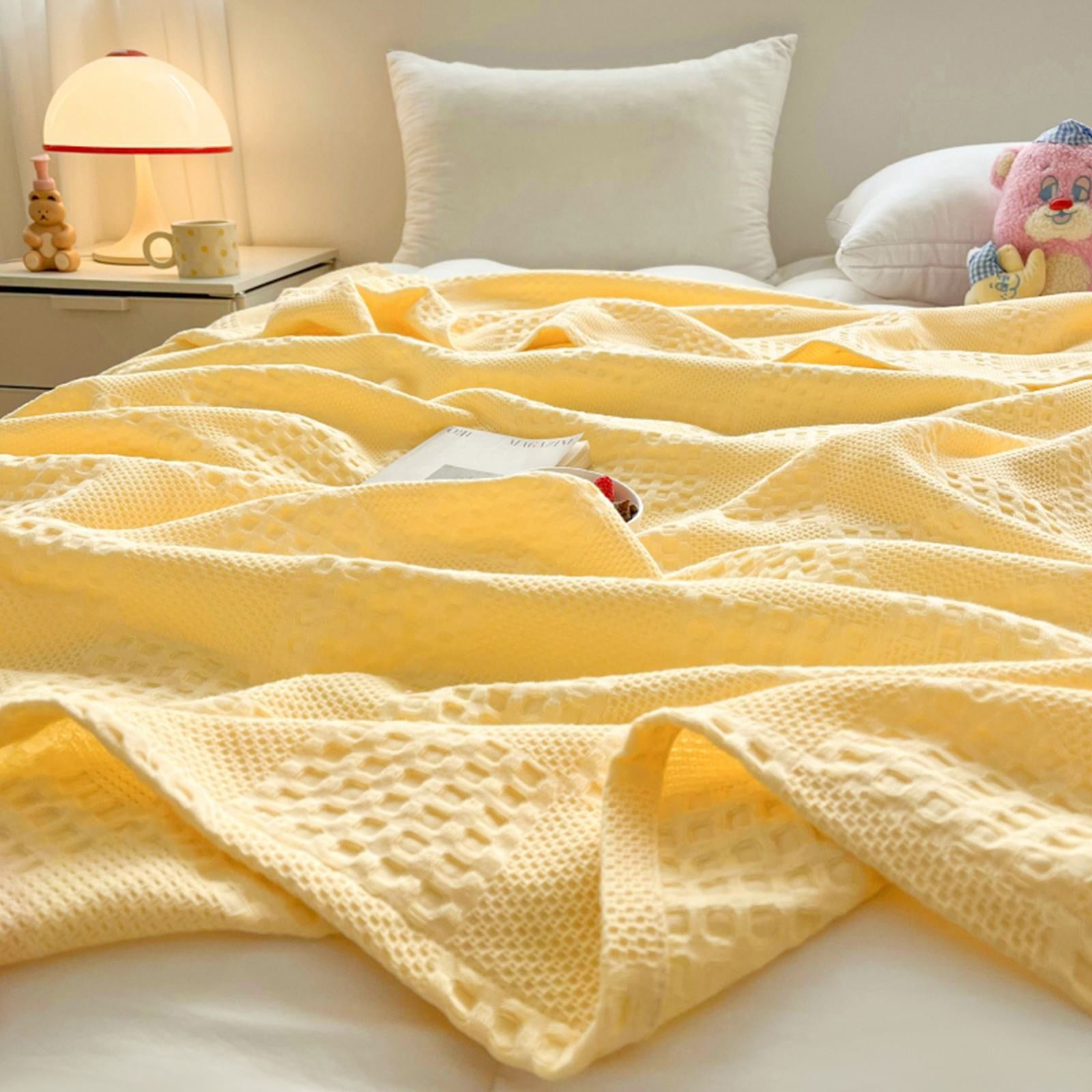 Soft Warm Blanket - Pure Cotton Lightweight Bedding 