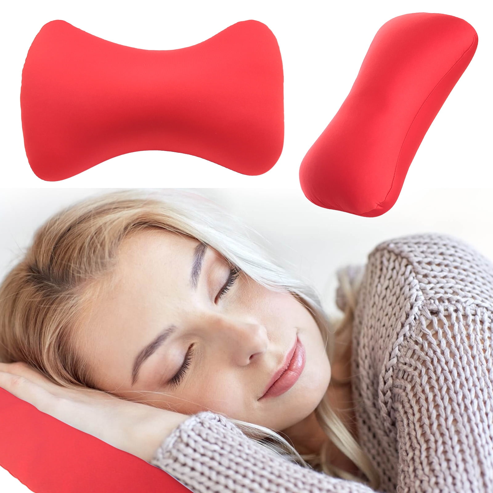 38cm×20cm Bone-Shaped Office Nap Pillow - Soft Foam Headrest for Travel 38cm×20cm Bone-Shaped Office Nap Pillow - Soft Foam Headrest for Travel