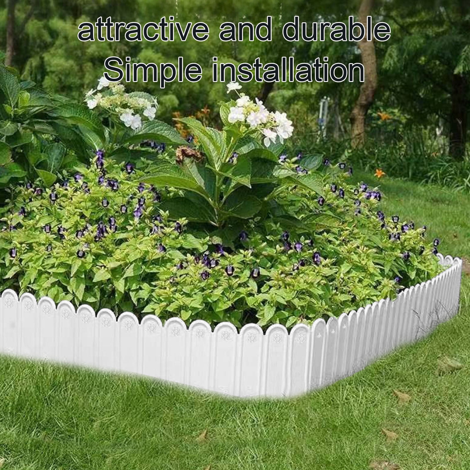 6in Tall Garden Edging Borders