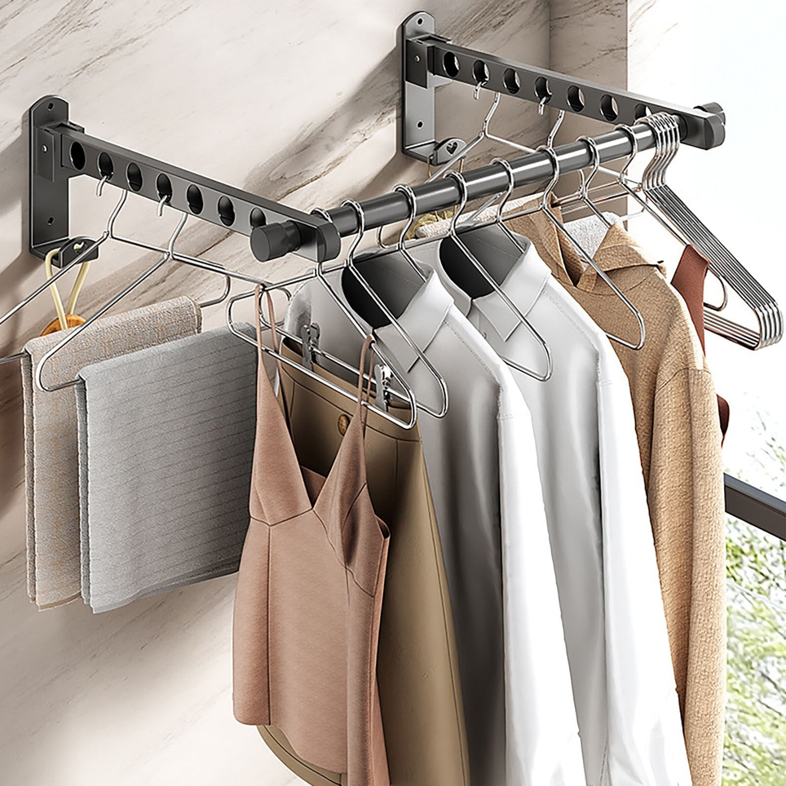 Retractable Folding Wall Hanger