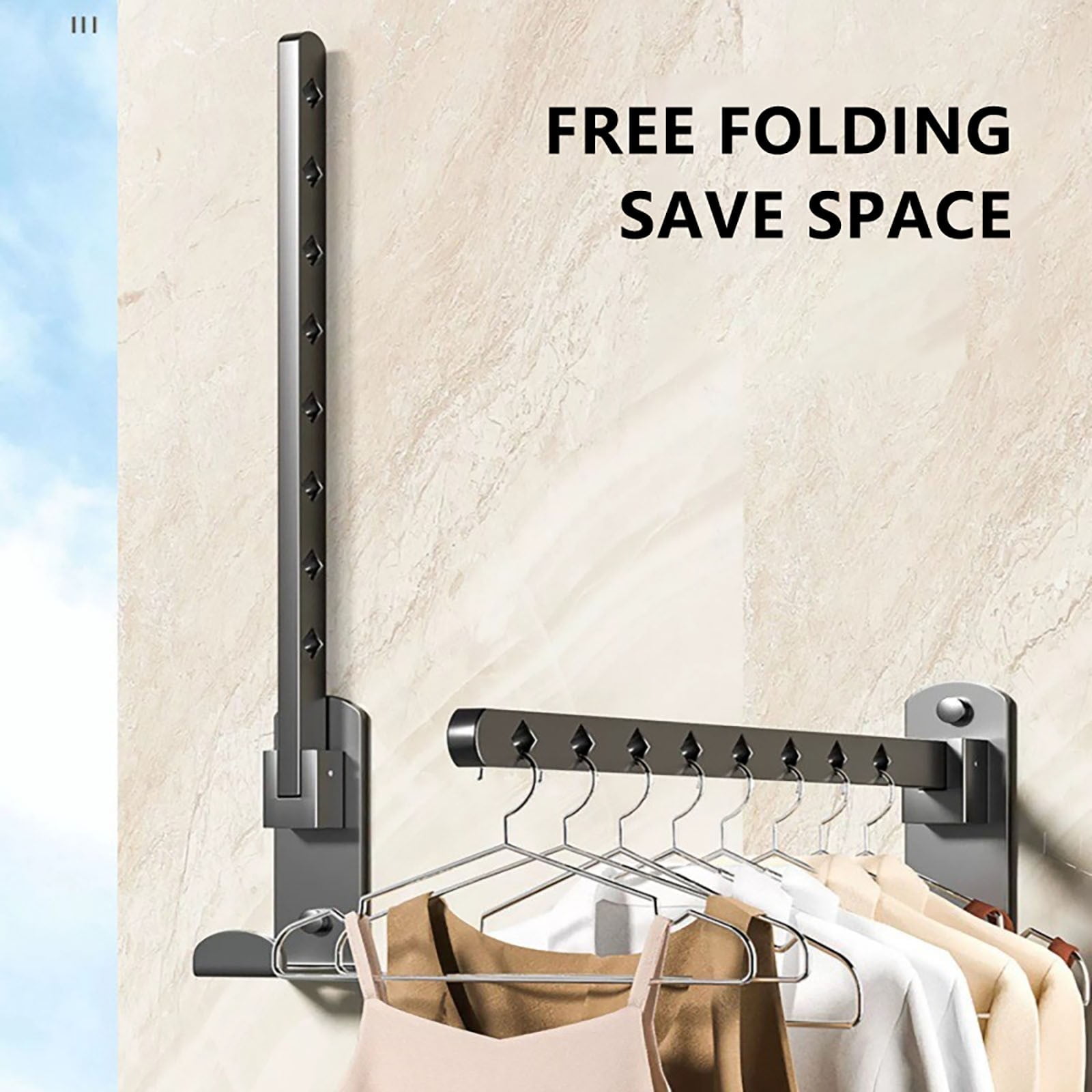 Retractable Folding Wall Hanger