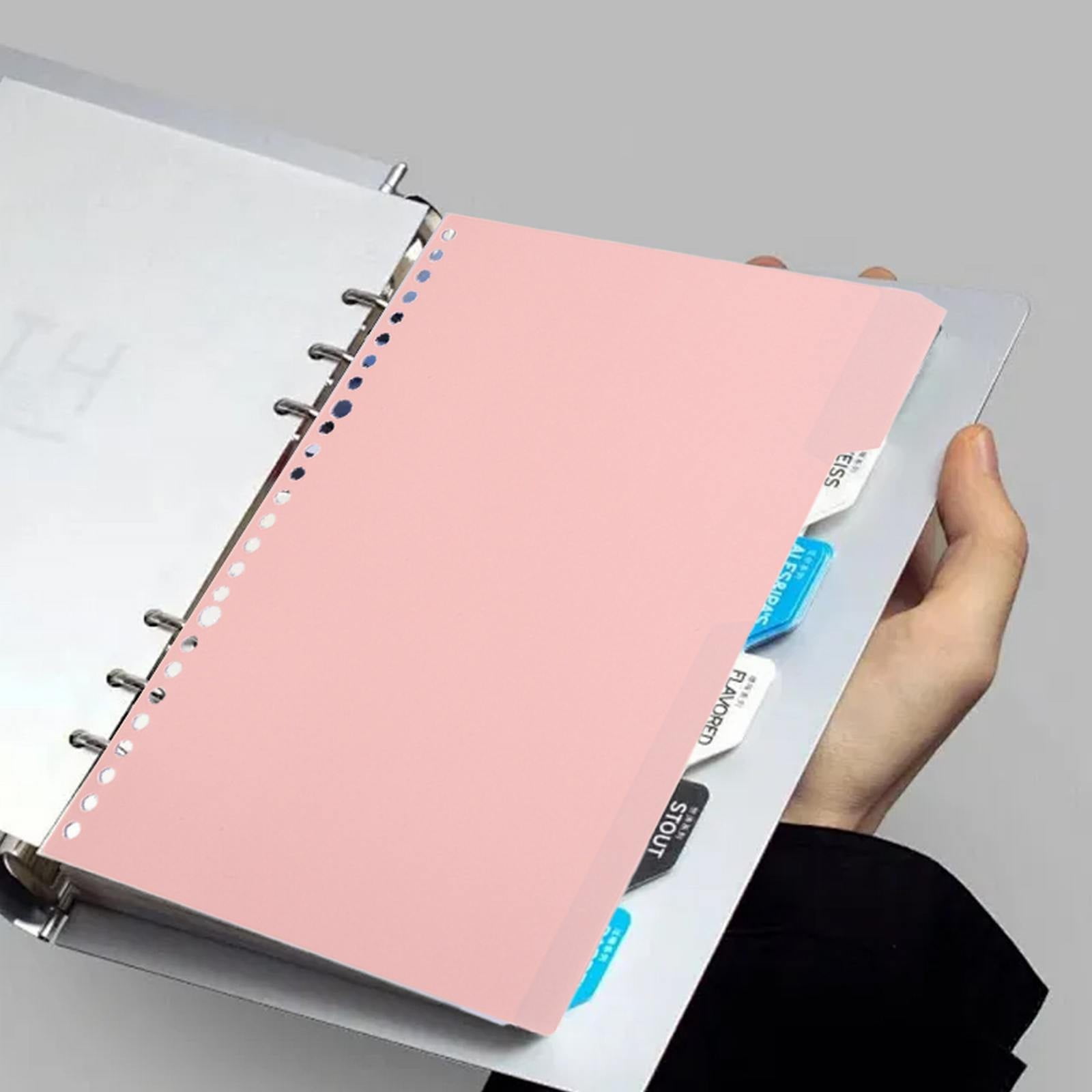4Pcs/1Set- 4 Tab Binder Dividers with Tabs