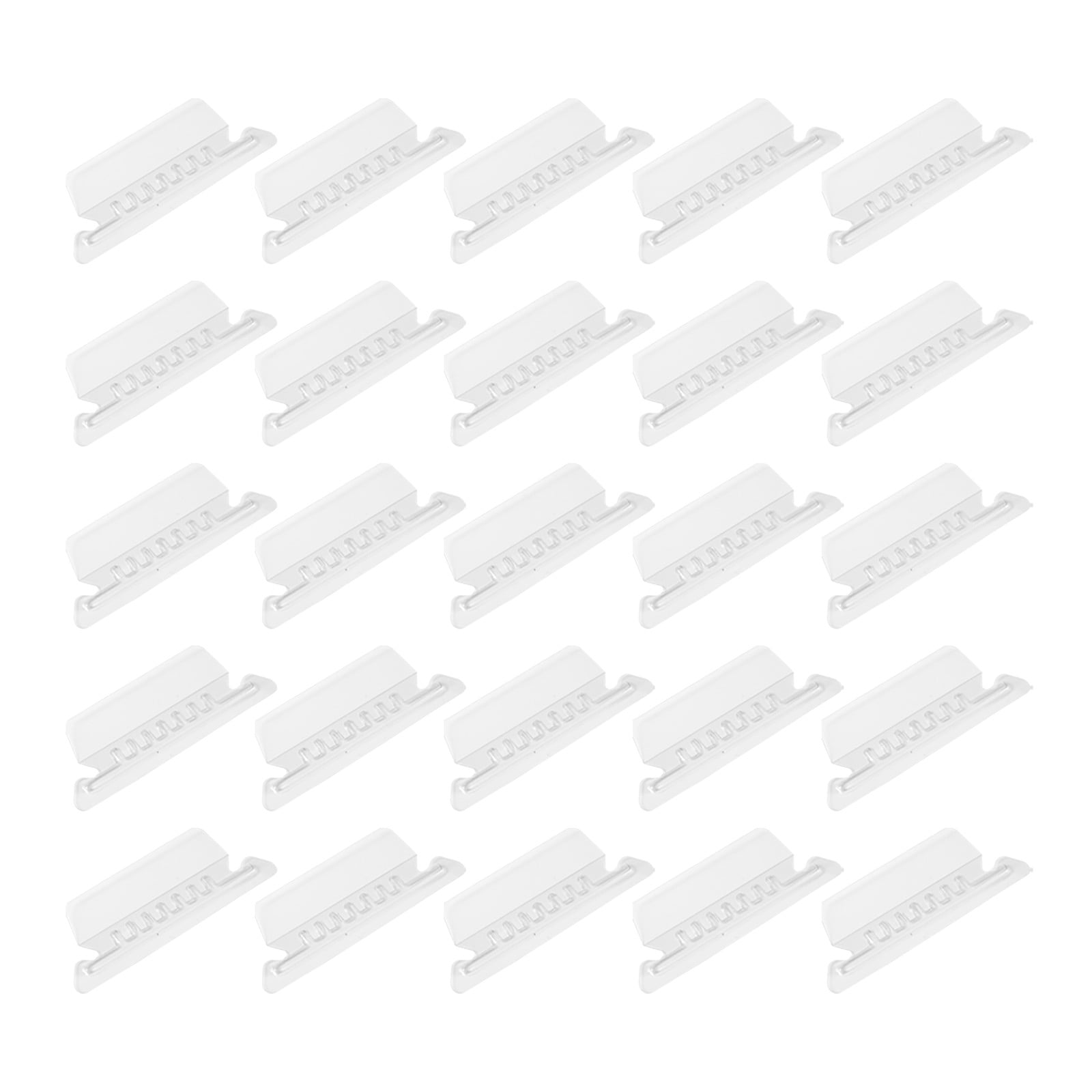 25 Pieces 3.5 Inch Clear Hanging Folder Tabs Hanging File Folder Tabs Clear Tabs for Hanging File Folders, Hanging File Folders with Tabs Office Hanging Files,Universal UNV43313 1/3 Cut Tab (Clear) Clear(75pc)