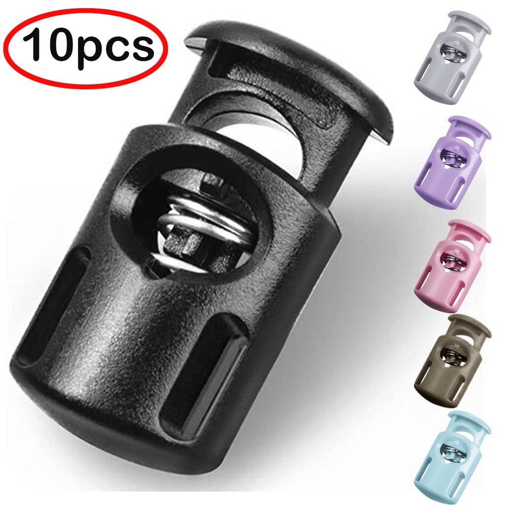 10 PCS Plastic Spring Cord Locks for Drawstring