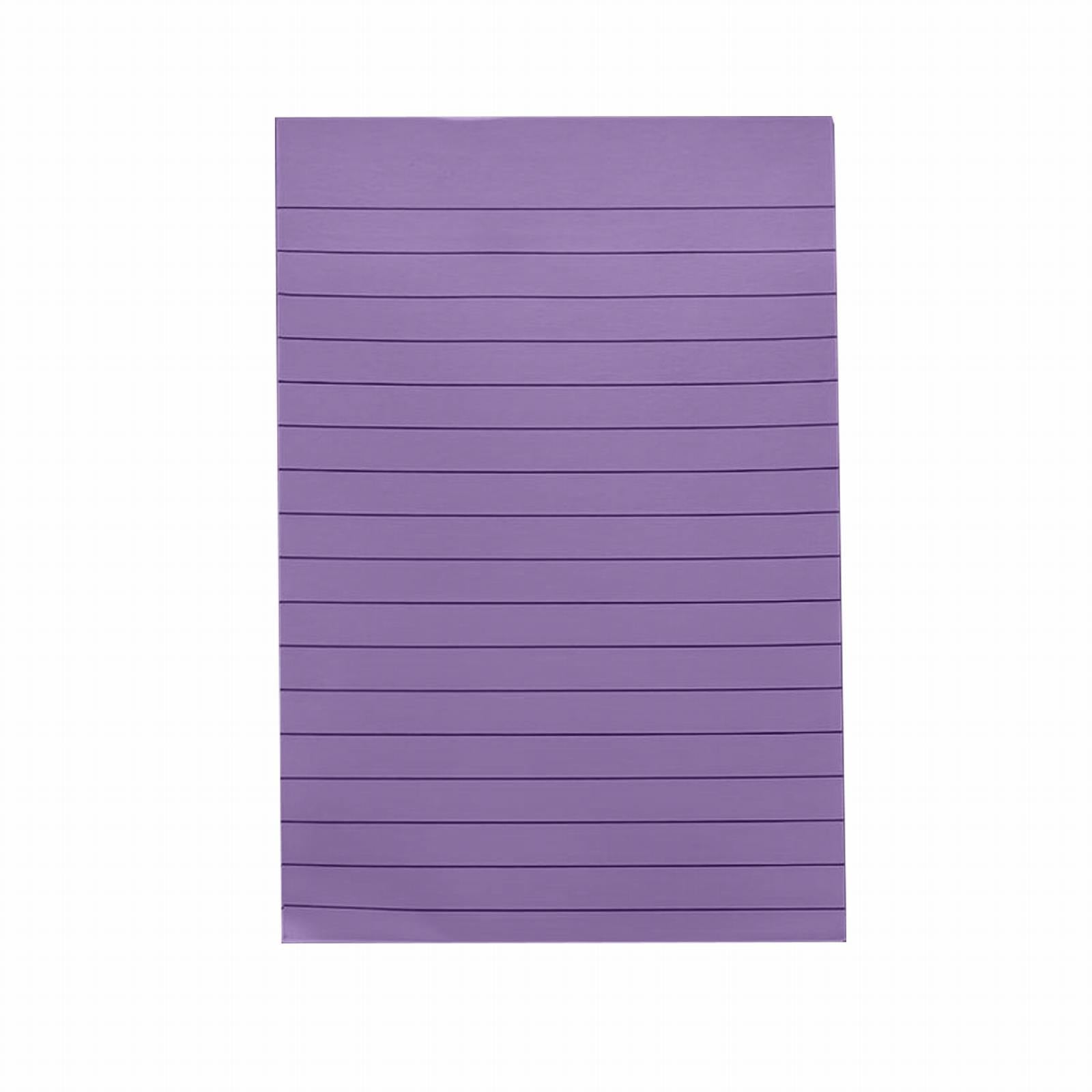 1 Pack Lined Sticky Notes 4X6 in Post, 8 Pastel Colors Large Ruled Post Sticky Colorful Super Sticking Power Memo Pads Strong Adhesive, Sticky Notes with Lines Office, Home, 50 Sheets/pad(B) B