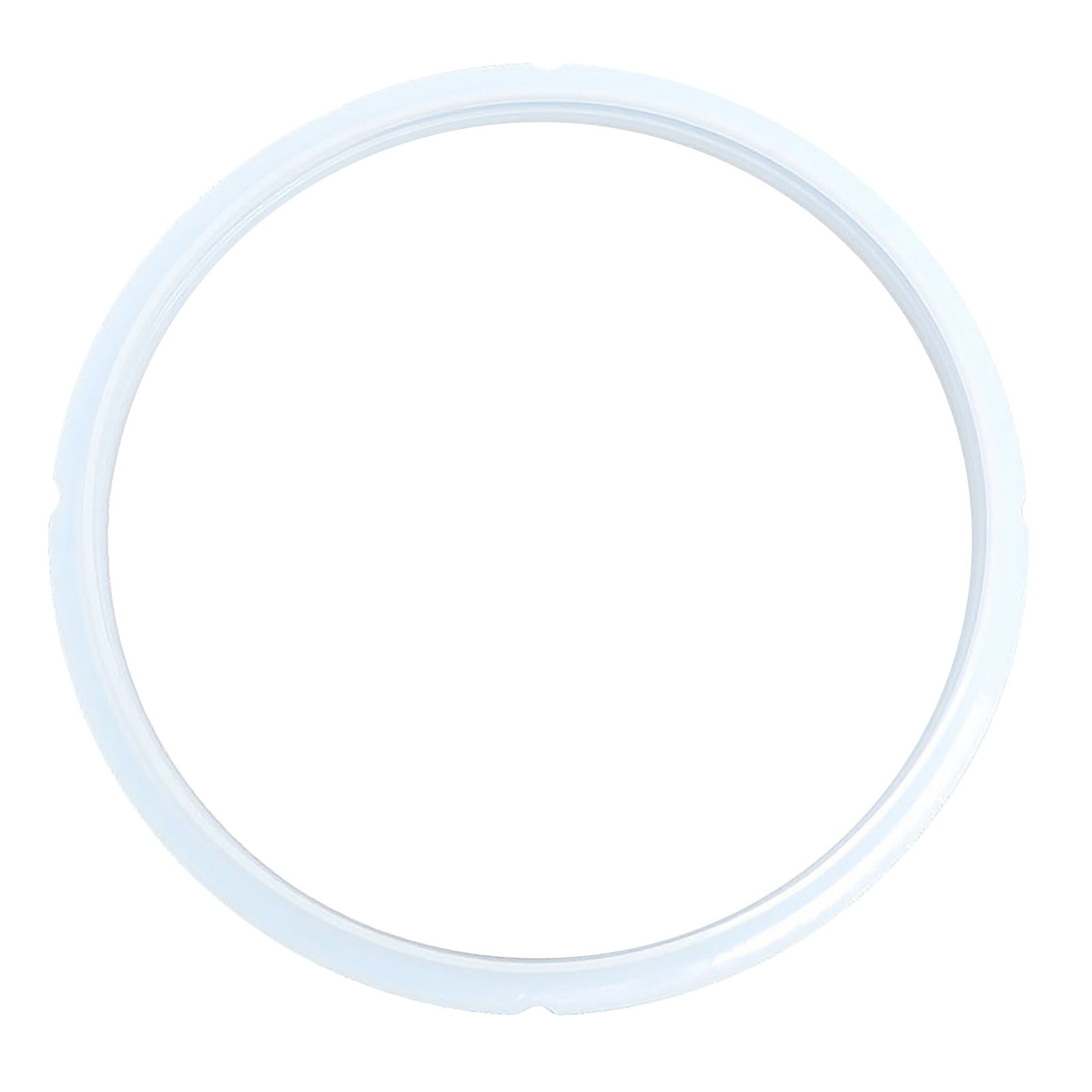 1 Pcs Sealing Ring,Food-grade Silicone Seal Rings Replacement,for Crock Pot 6 Quart Power Cooker,Replacement Silicone Gasket Seal Rings for Pressure Cooker Crock,For Most Models,White (White) White