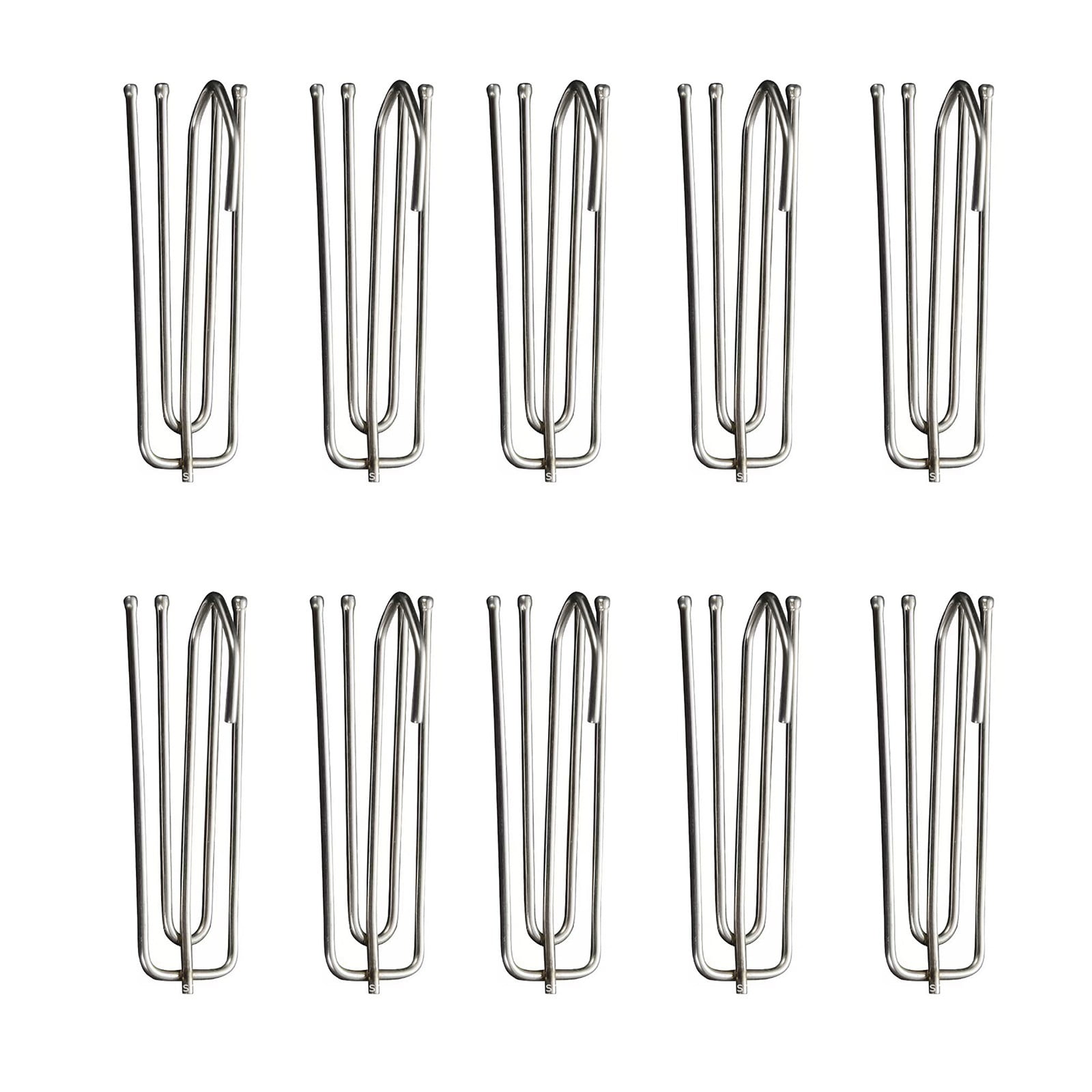 Stainless Steel Drapery Hook and Pin for Pleated Drapes Stainless Steel Drapery Hook and Pin for Pleated Drapes