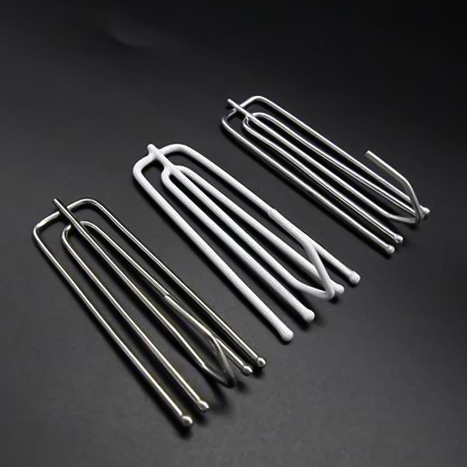Stainless Steel Drapery Hook and Pin for Pleated Drapes