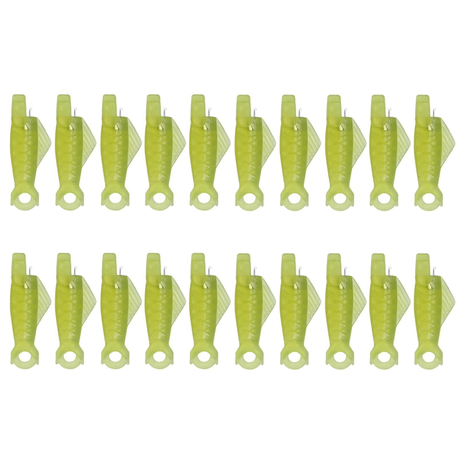 Fish Mouth Sewing Machine Needle Threader Upgraded Automatic Sewing Needle Threader,Simple Needle Threader Tool,Quick Sewing Machine Cycle Simple Needle Threader Tool(5 pcs-HotPink) 20 pcs-Yellow