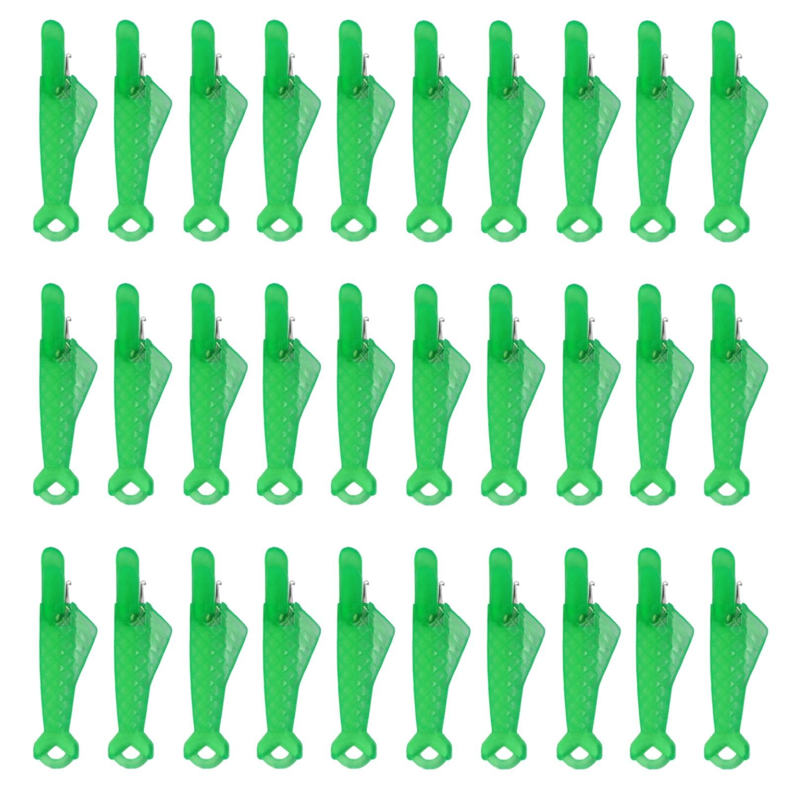 Fish Mouth Sewing Machine Needle Threader Upgraded Automatic Sewing Needle Threader,Simple Needle Threader Tool,Quick Sewing Machine Cycle Simple Needle Threader Tool(5 pcs-HotPink) 30 pcs-Green