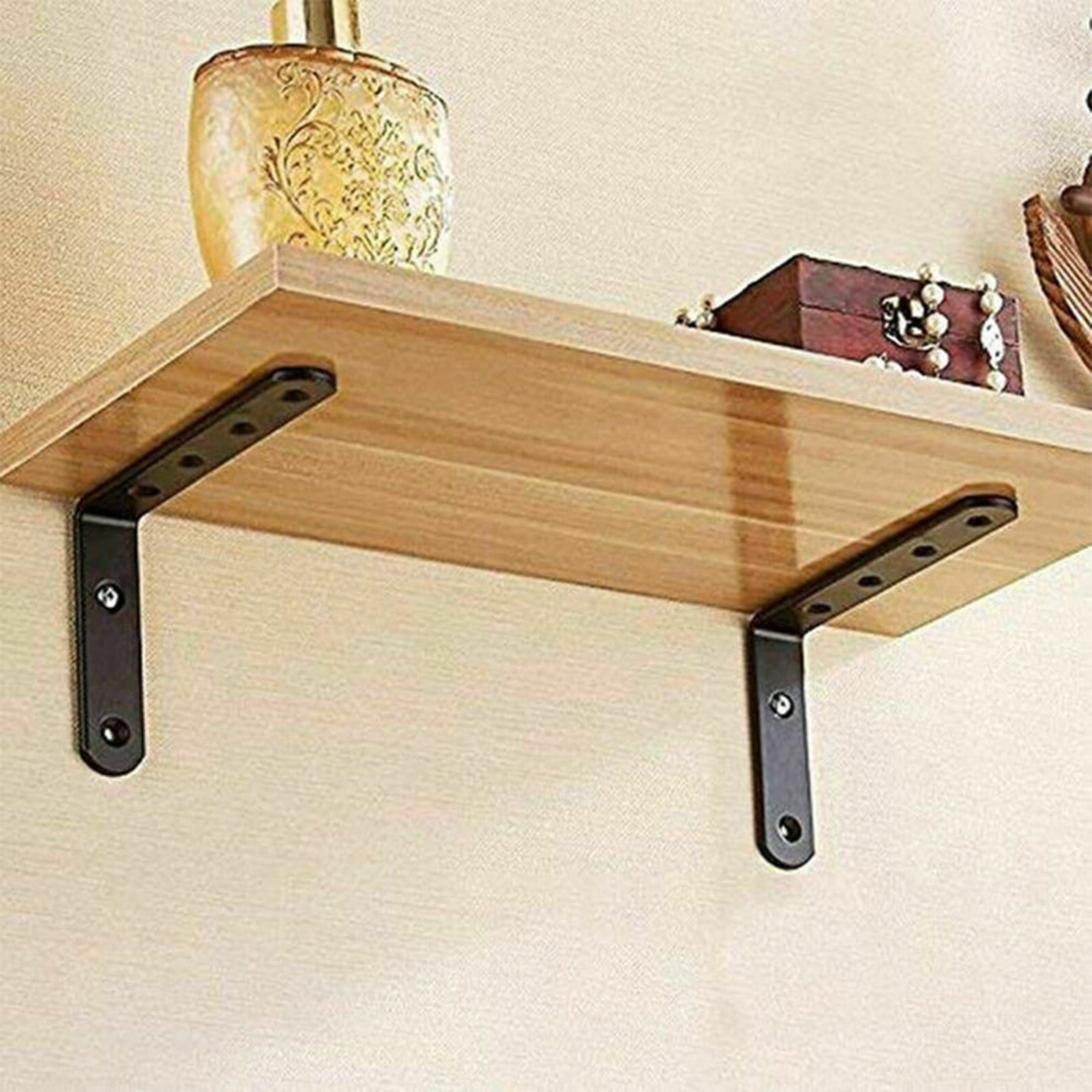 Black L Brackets for Wood