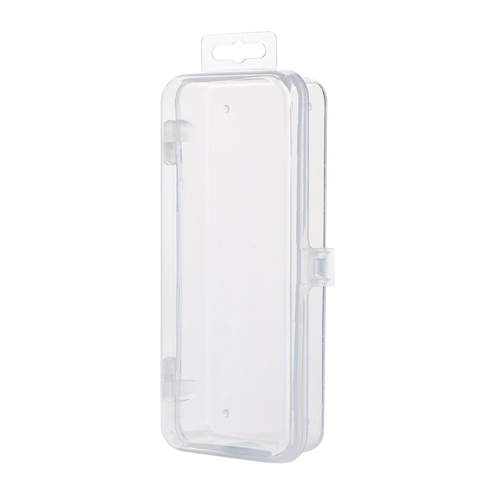 Rectangular Empty torage Box, Plastic Pencil Case, Clear Storage Container for Pencil,Crayon,Sticker,Cosmetics, 1 Pcs, 5.24x2.44x0.98 2.99" x 2.99" x 2.09" Clear