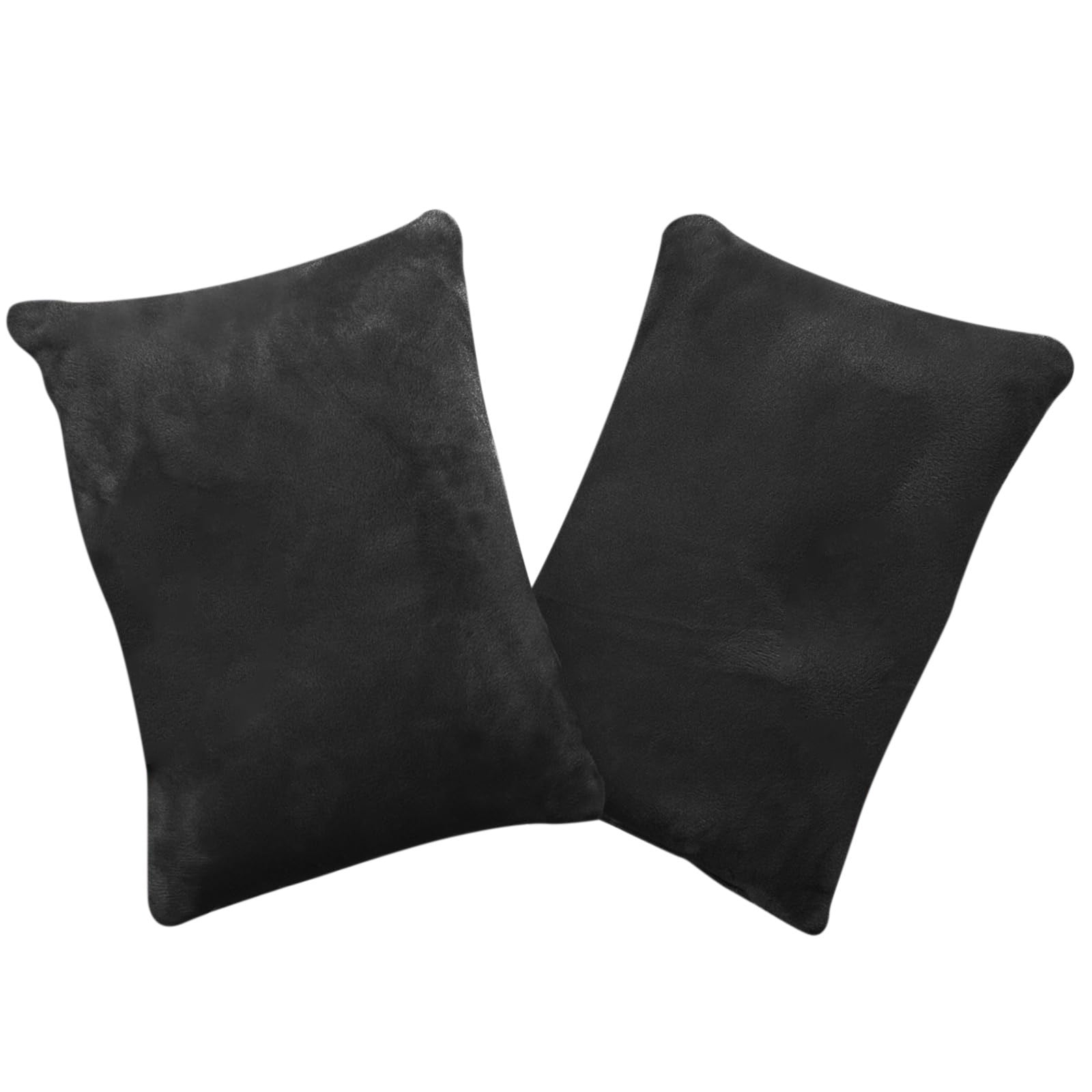2 Pack Small Pillow, Cooling Memory Foam Mini Pillow 11 X 7 Inches for Sleeping, Travel, Nap and Neck, Knee, Lumbar Support, Tiny Pillow Cushion for Pet, Dogs 11" x 7" Black
