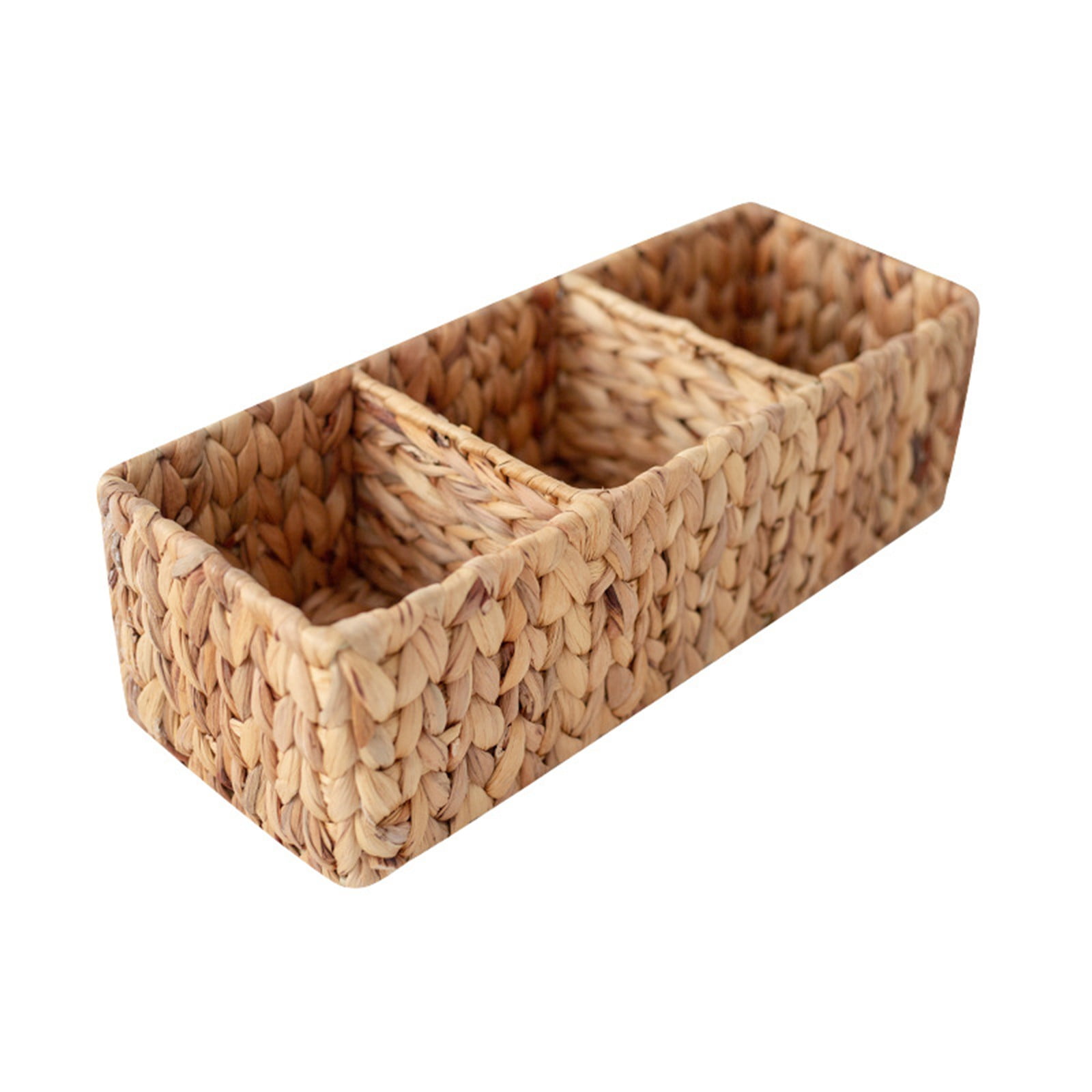 Cotton Woven Basket with PU Leather Handle Cotton Woven Basket with PU Leather Handle